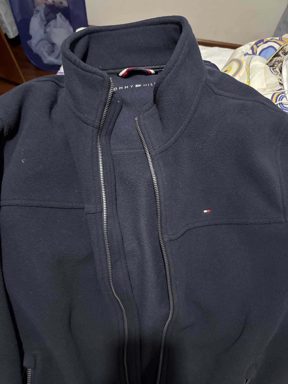 Tommy Hilfiger Men's Classic Zip Front Polar Fleece Jacket customer photo 2