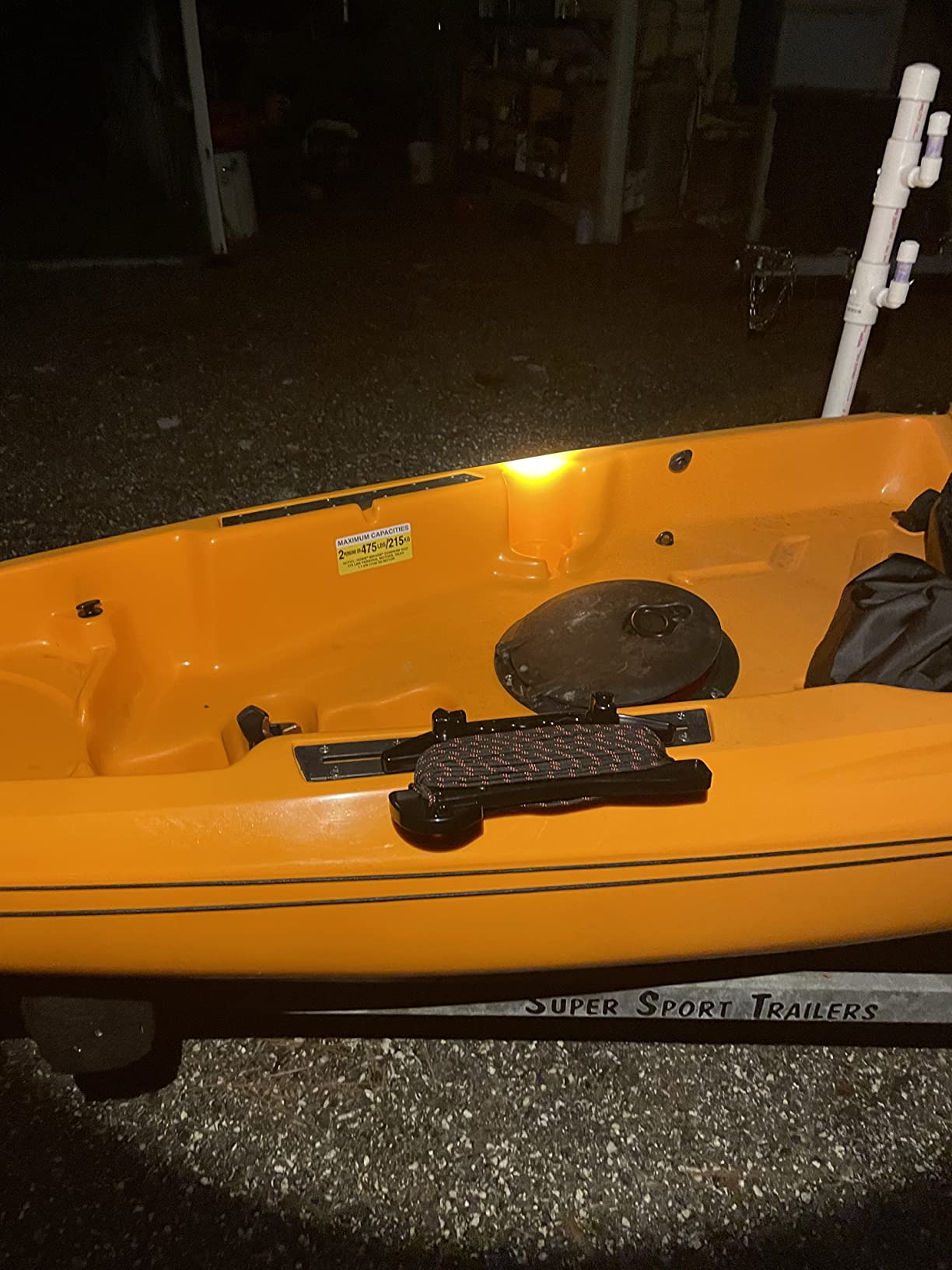 YakAttack Sidewinder Anchor Line Reel with 75' 550 Paracord | Includes Track Mount Hardware | Kayak Anchor Management System | Made in USA customer photo 1