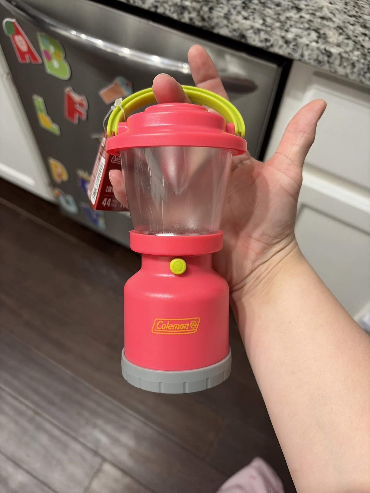 Coleman Kids Adventure Mini LED Lantern, Handheld Children's Lantern with Lifetime LED Bulbs, 16 Hrs Run Time, Water-Resistant Design (Colors May Vary) customer photo 2