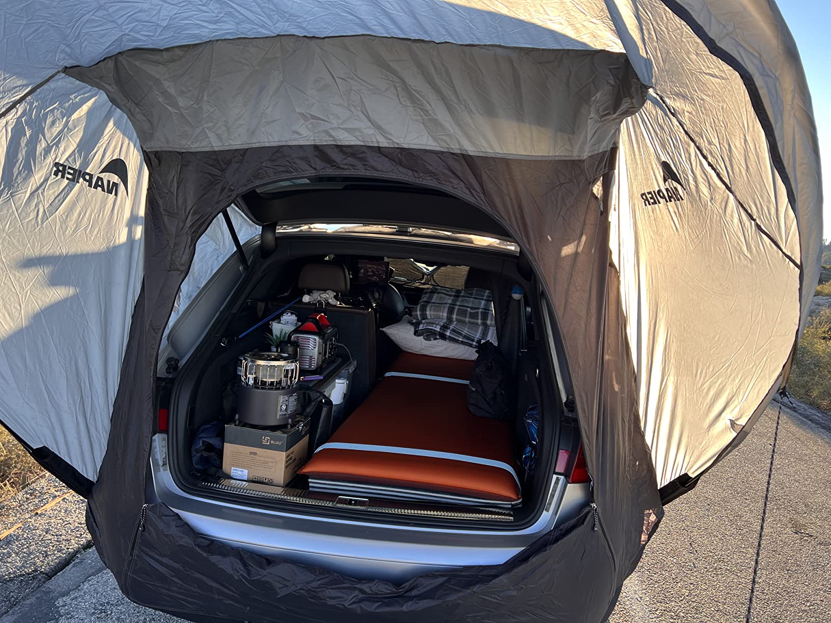 Napier Sportz Cove | SUV Tailgate Tent with Awning | Fits Small to Large SUVs | Easy 5-Minute Setup | Sun Protection & Privacy Shelter for Camping, Tailgating, Road Trips customer photo 2