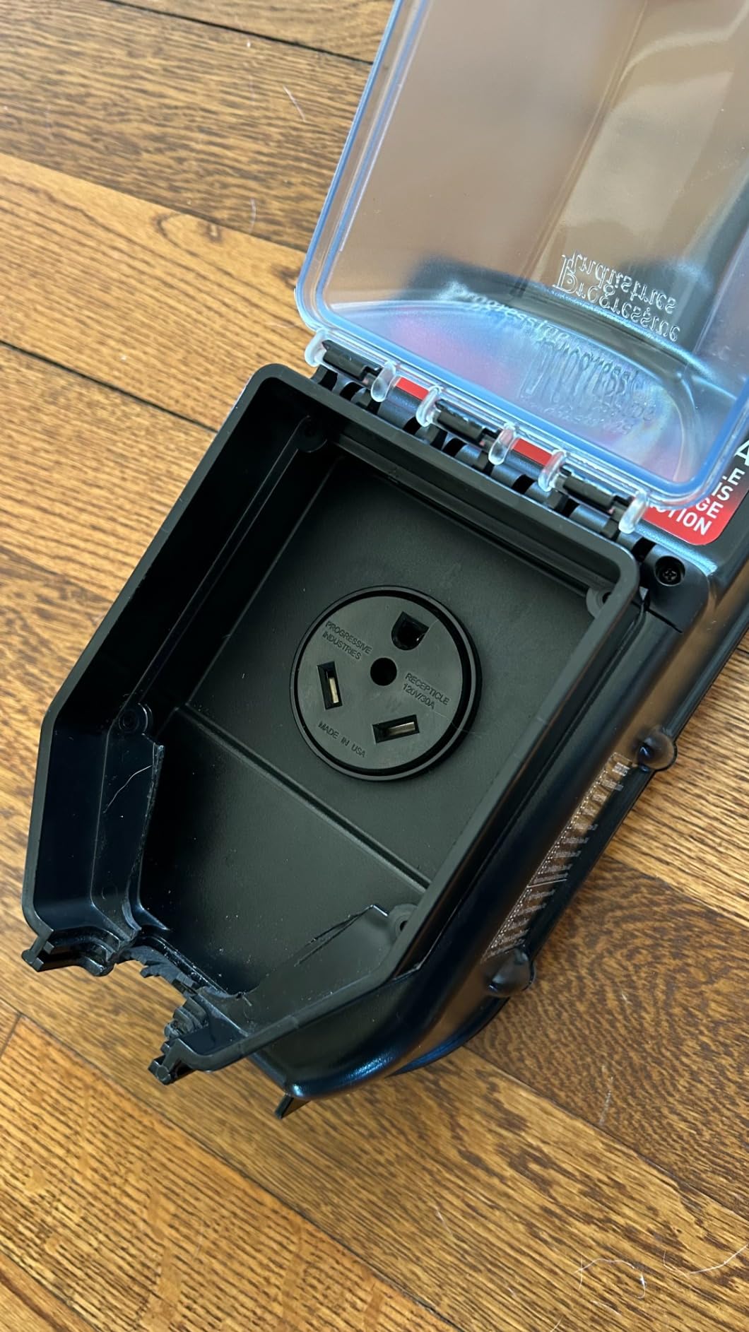 Progressive Industries EMS-PT30X Portable RV Surge Protector, Black, 30 Amp customer photo 2