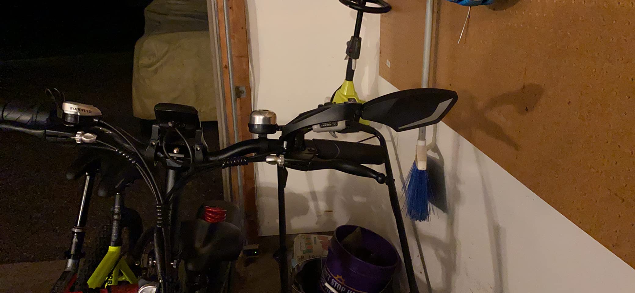 Hafny Handlebar Bike Mirror - HD Glass, Wide Angle, Adjustable 360 Degree Rear View - Shatterproof, Anti-Glare, Premium, MTB, E-Bike, and Commuter Cycling Safety, HF-MR095 (Silver Left) customer photo 1