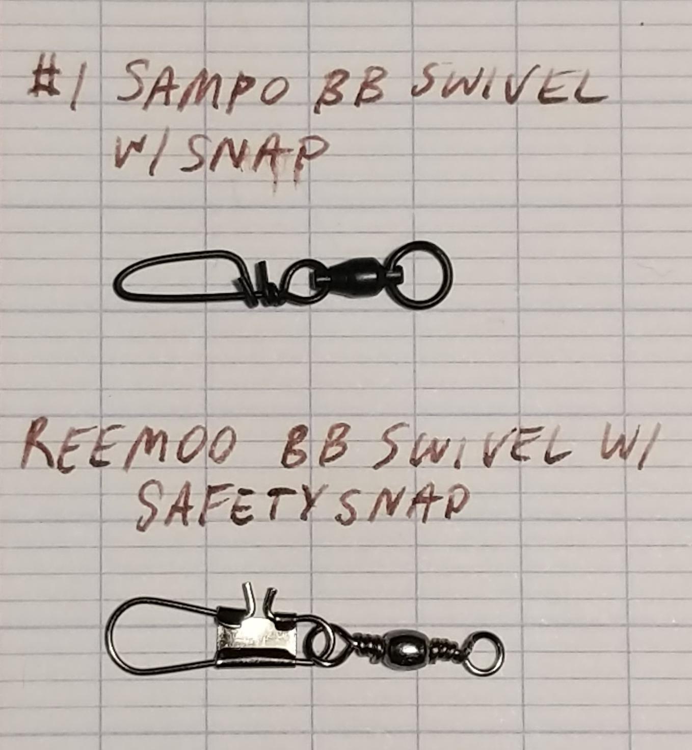 200PCS Fishing Swivels with Coastlock Snap & Ball Bearing, 5 Sizes | Coastlock Snap Barrel Swivels, Secure Lock, 360 Anti Twist, Quick Lure Swap, Corrosion-Resistant Salt&Freshwater, #2#4#6#8#10 customer photo 1