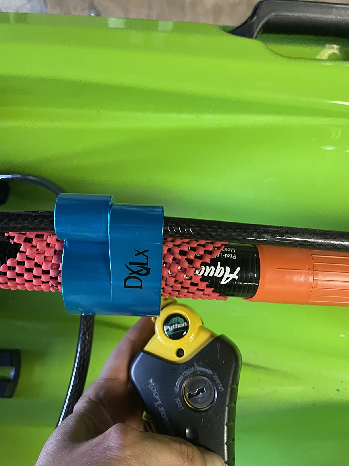 Paddle Lock | Anti-Theft Security, Kayak and SUP Paddles, Universal Fit, Marine Grade Materials, Durable Weatherproof Construction customer photo 1