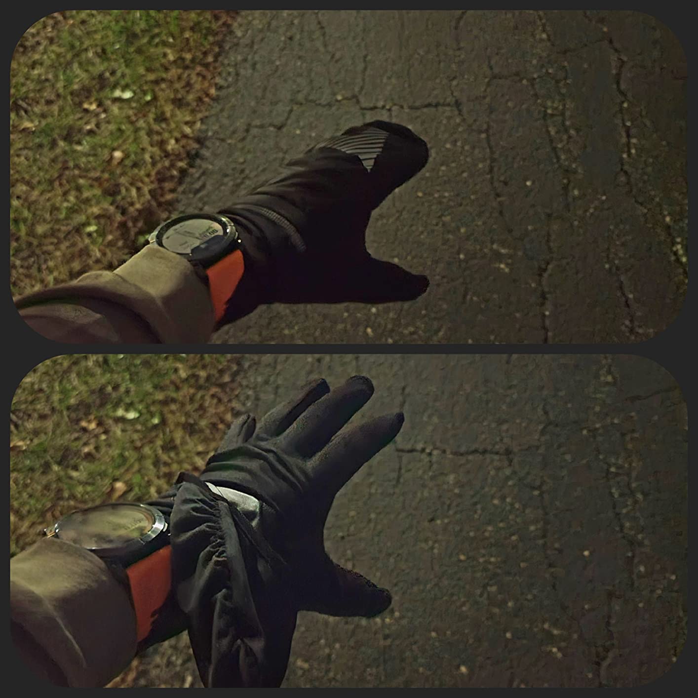 TrailHeads Men's Running Gloves Touchscreen Fingers & Waterproof Mittens | Waterproof Mitten Shell, Extended Cuffs & Designed for Aerobic Activities, Mositure Wicking, Soft Fleece, Storage Pocket customer photo 2