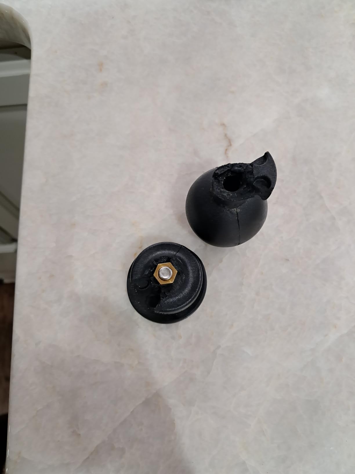 RAM Mounts Fish Finder Mount for Track Systems, Marine Electronics Mount with T-Bolt Track Base, C Size 1.5