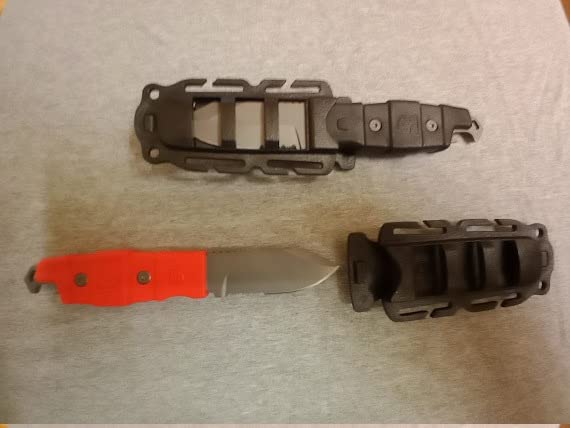 GEAR AID Buri Adventure Knife with Quick Release Sheath, Durable Stainless-Steel 3