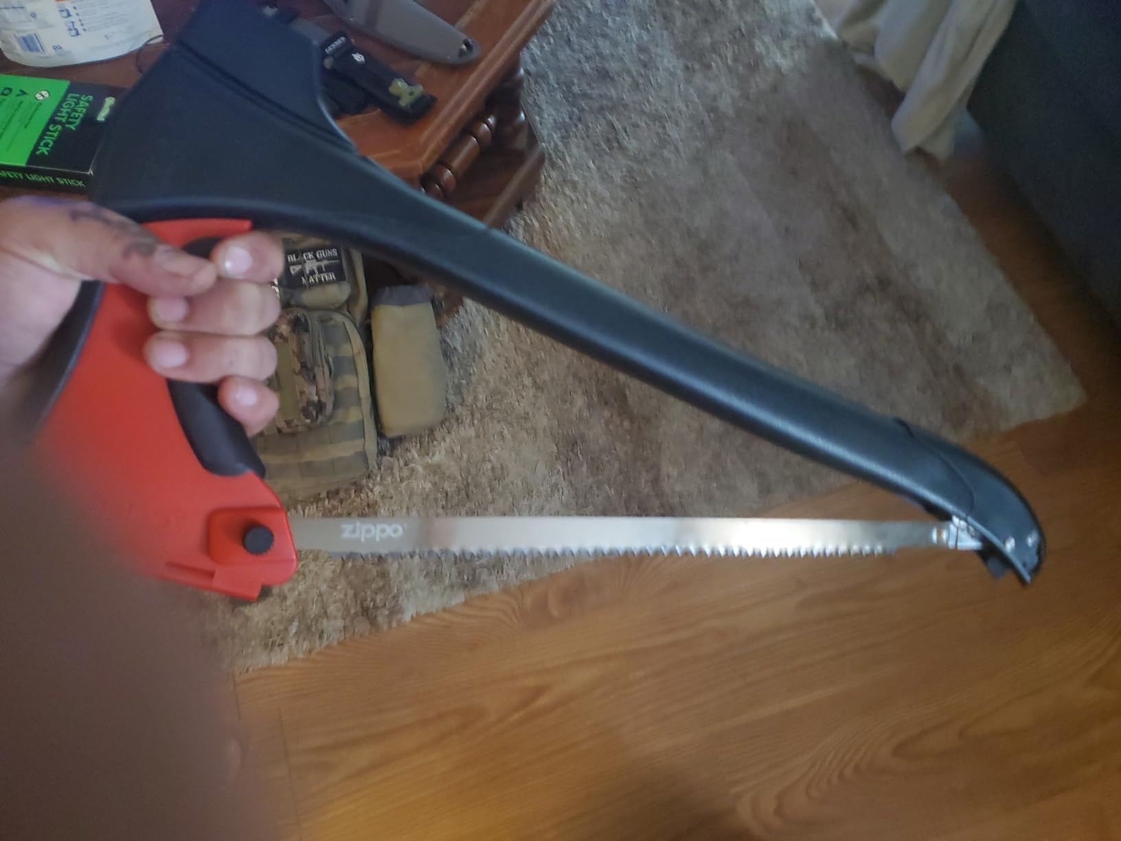 Zippo 3-in-1 Axesaw | Folding Camp Saw, Camping Axe Hatchet Combo, Multi Tool, Compact Foldable, Outdoor Saws, Portable, Woodsman, Stainless Steel customer photo 1