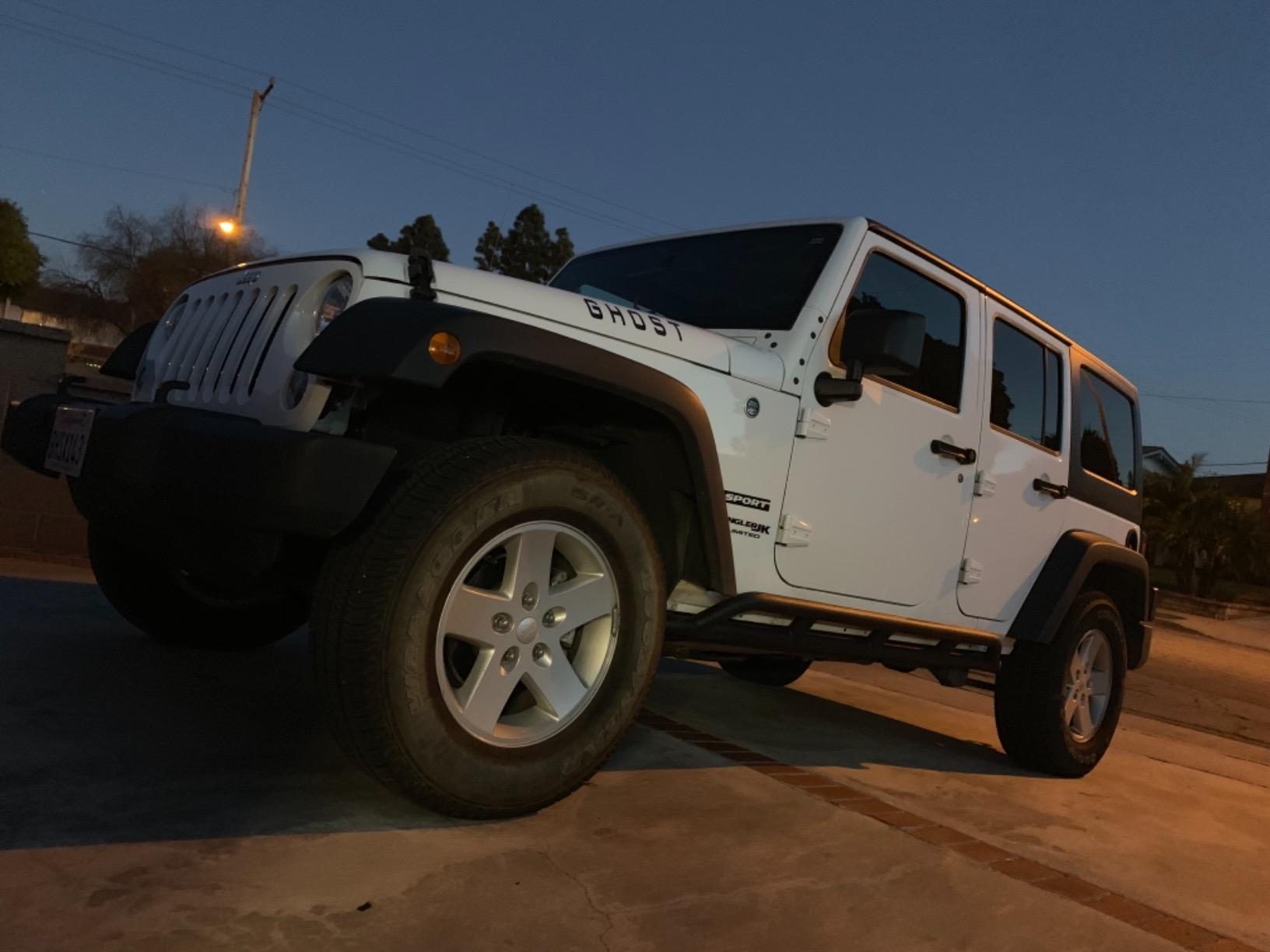 Hooke Road Wrangler JK Rock Slider Nerf Bars Running Boards for 2007-2018 Jeep Wrangler JK Unlimited 4 Door (Pair) customer photo 1