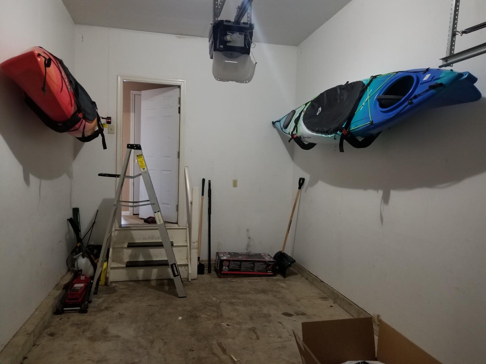 Kayak Storage Hooks - Set of 2 Wall Mount Garage Hangers - 125lbs Capacity Rack for Paddleboards, Surfboards, or Snowboards by Rad Sportz customer photo 2