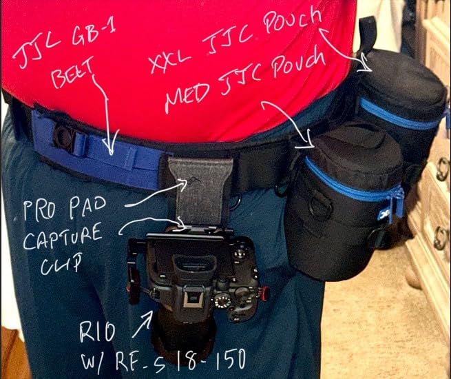 Peak Design Capture Camera Clip V3, Black with Plate, Holds DSLR, Compact and Point and Shoot Bodies, Secure, Stable and Accessible, Attaches to Straps and Belts, Quick Release customer photo 2