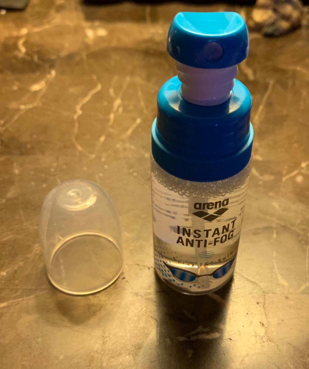 ARENA Instant Anti-Fog Spray Swim Goggles Treatment Prevents Fogging Swim Practice Essential Defogger Solution, 35ml Up to 150 Applications, Clear customer photo 1