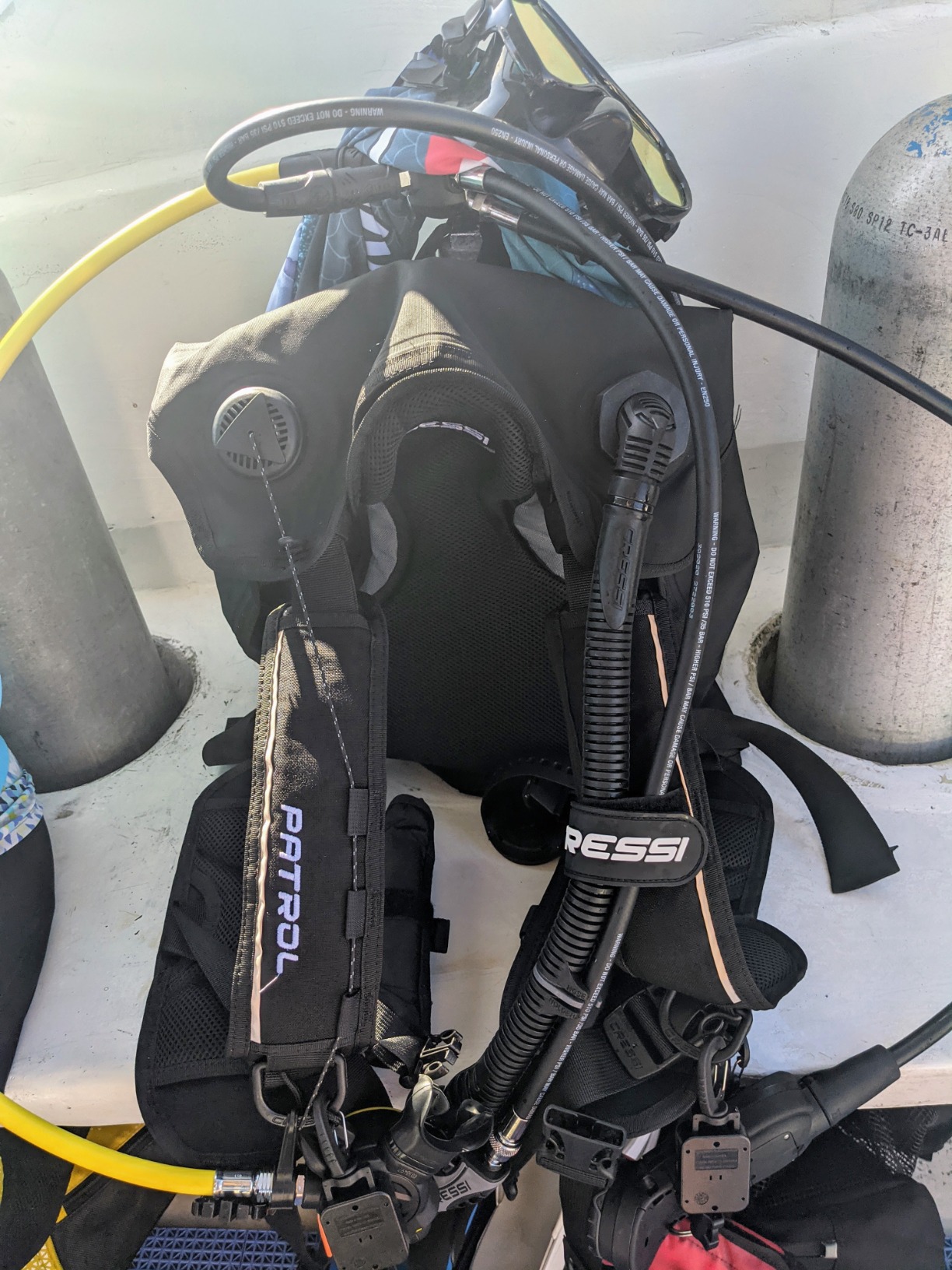 Cressi Travel-Friendly Light Back Inflation BCD for Scuba Diving | Patrol customer photo 1