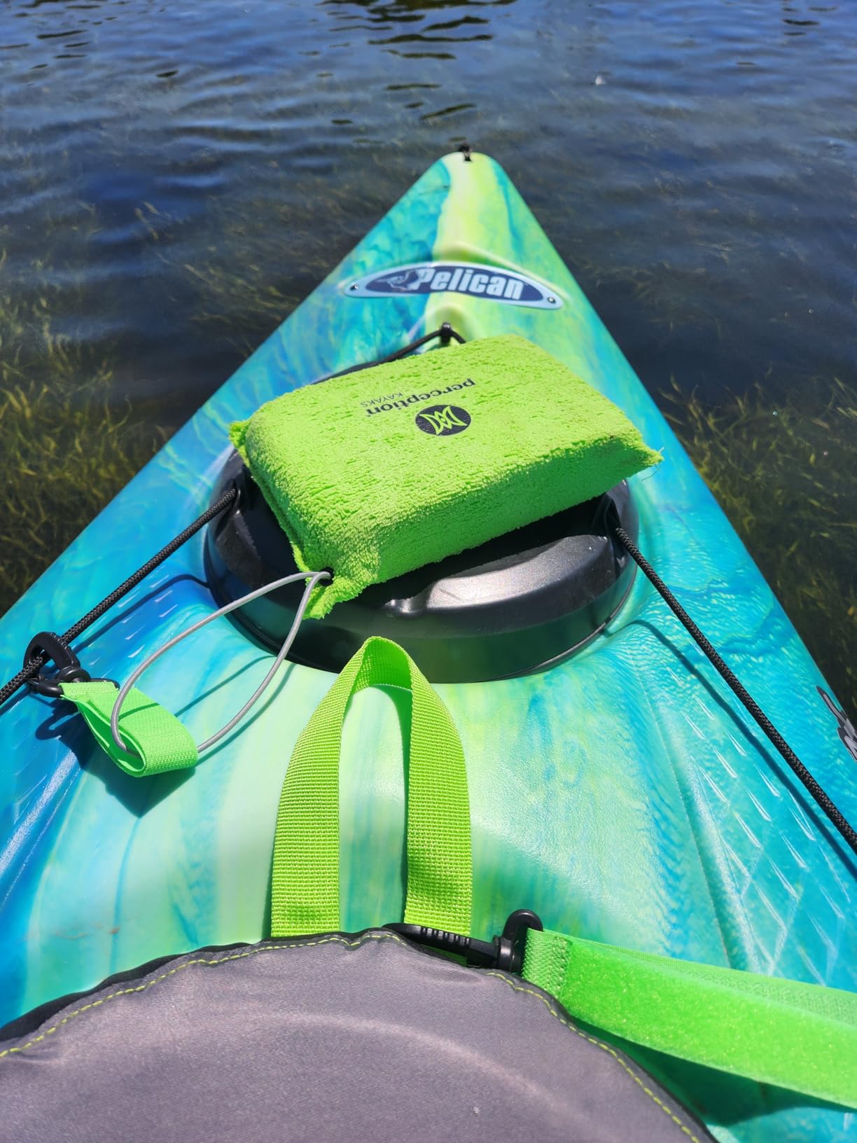 Perception Kayaks Sponge | Kayaking Water Absorbing Sponge | Absorbs up to 1 Liter, Yellow, One Size customer photo 1