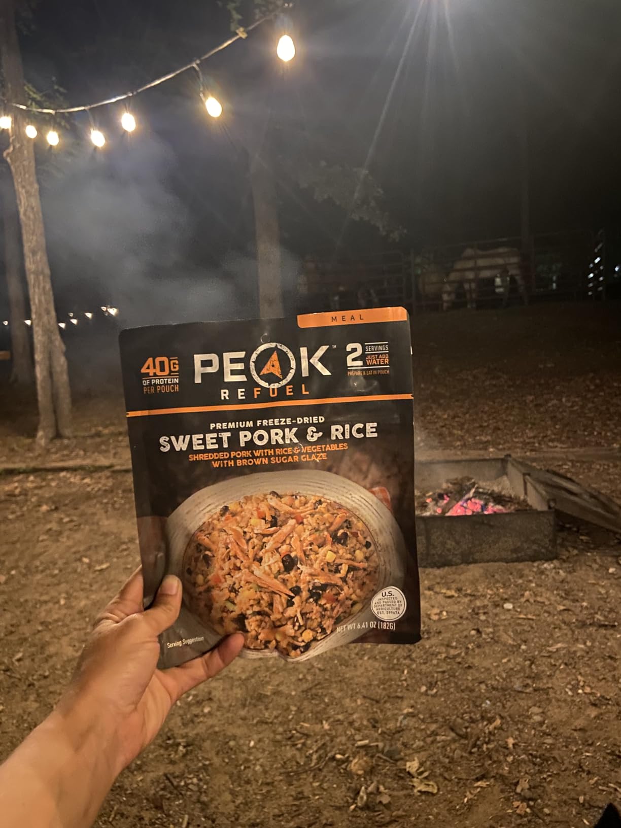 Peak Refuel Sweet Pork and Rice Freeze-Dried Meal, 40g Protein, 2 Servings customer photo 2