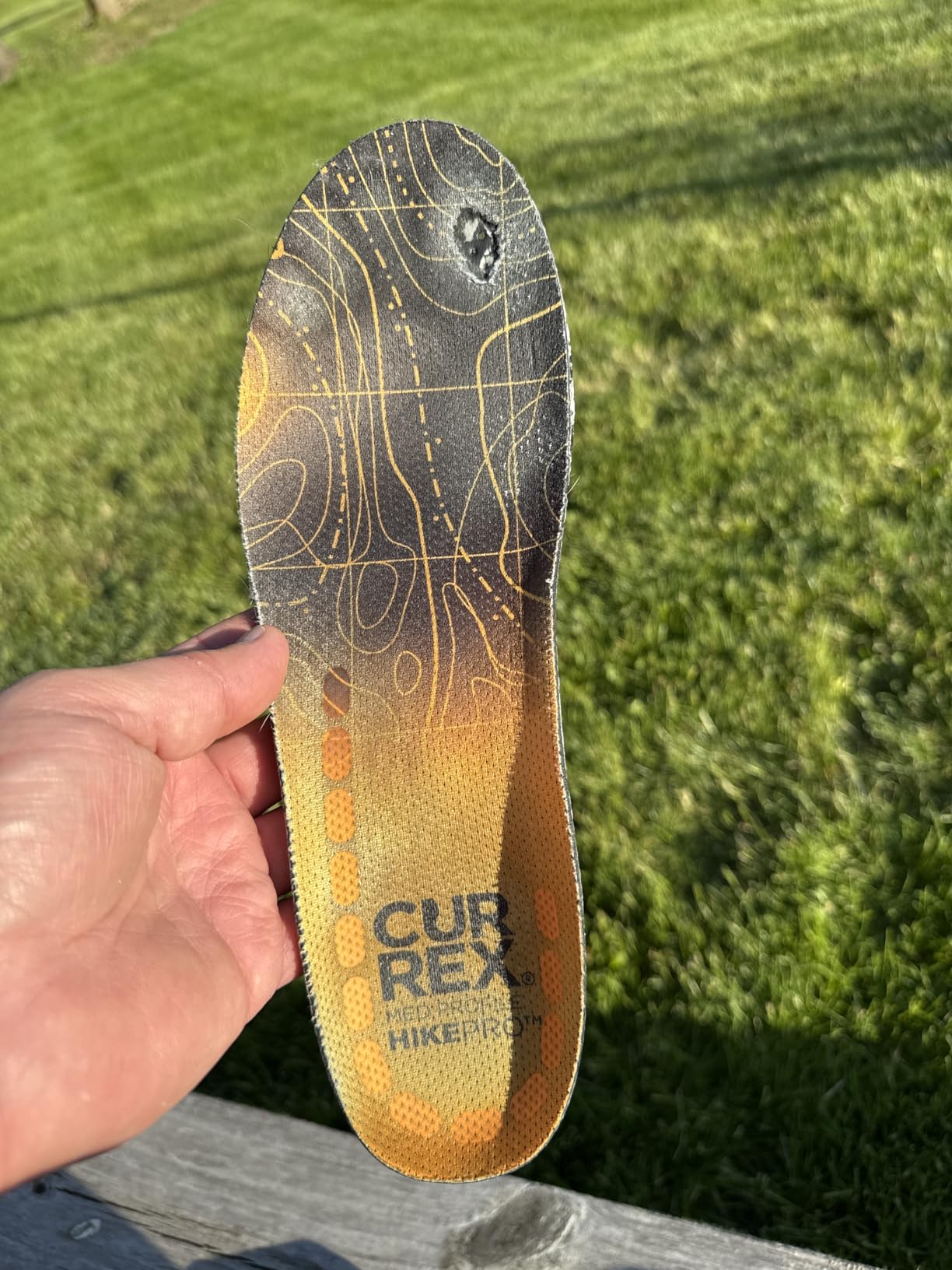CURREX HikePro Insoles for Hiking Boots & Shoes - Shock Absorbing Inserts to Help Reduce Fatigue and Increase Performance - Anti-Slip Heel Surface for Stability - for Men & Women - Medium Arch, XL customer photo 2