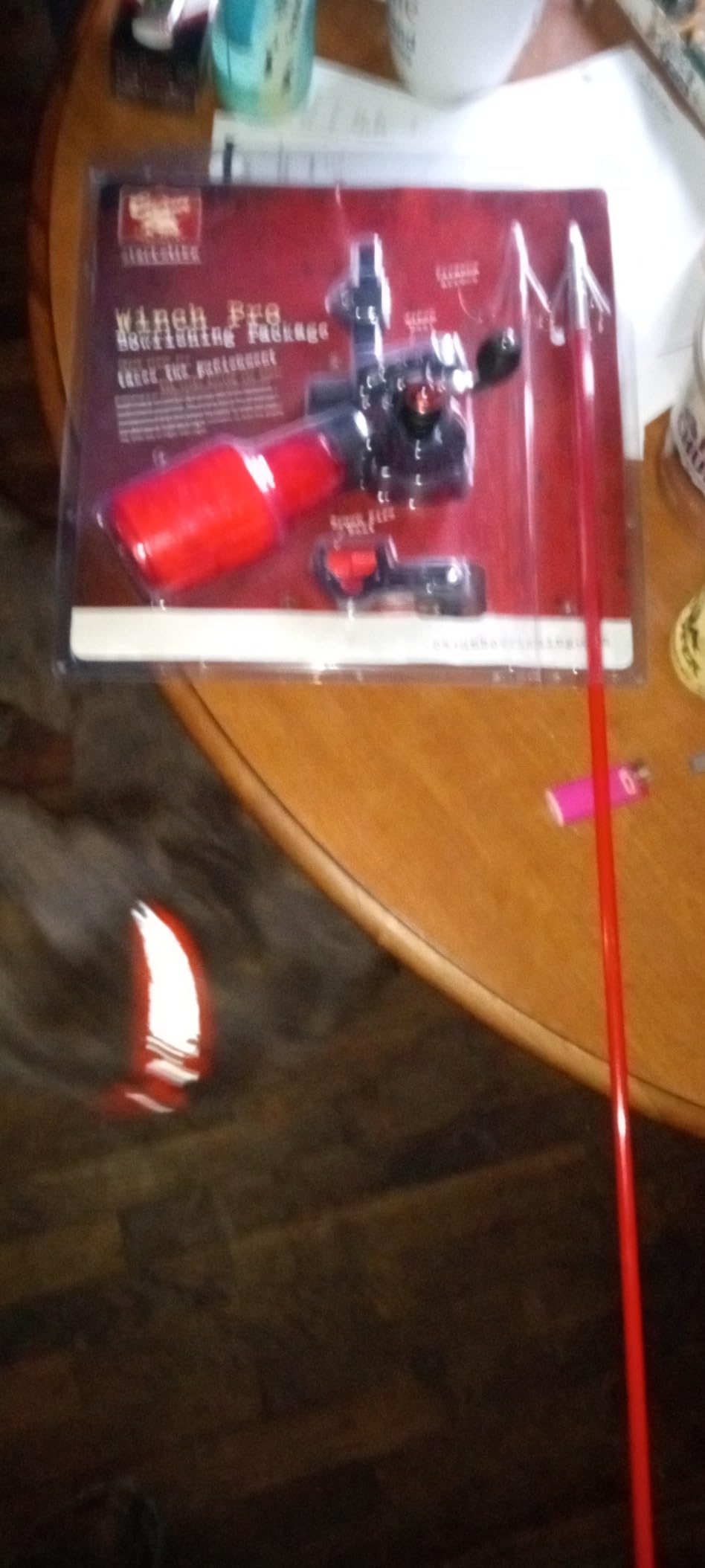 Cajun Winch Pro Reel Bowfishing Kit - Ultimate Bundle Including Winch Pro Reel, 25 Yards of 250 lbs. Line, 2 Arrows W/Piranha Points, Slides, Stops, and Brush Fire Arrow Rest customer photo 1