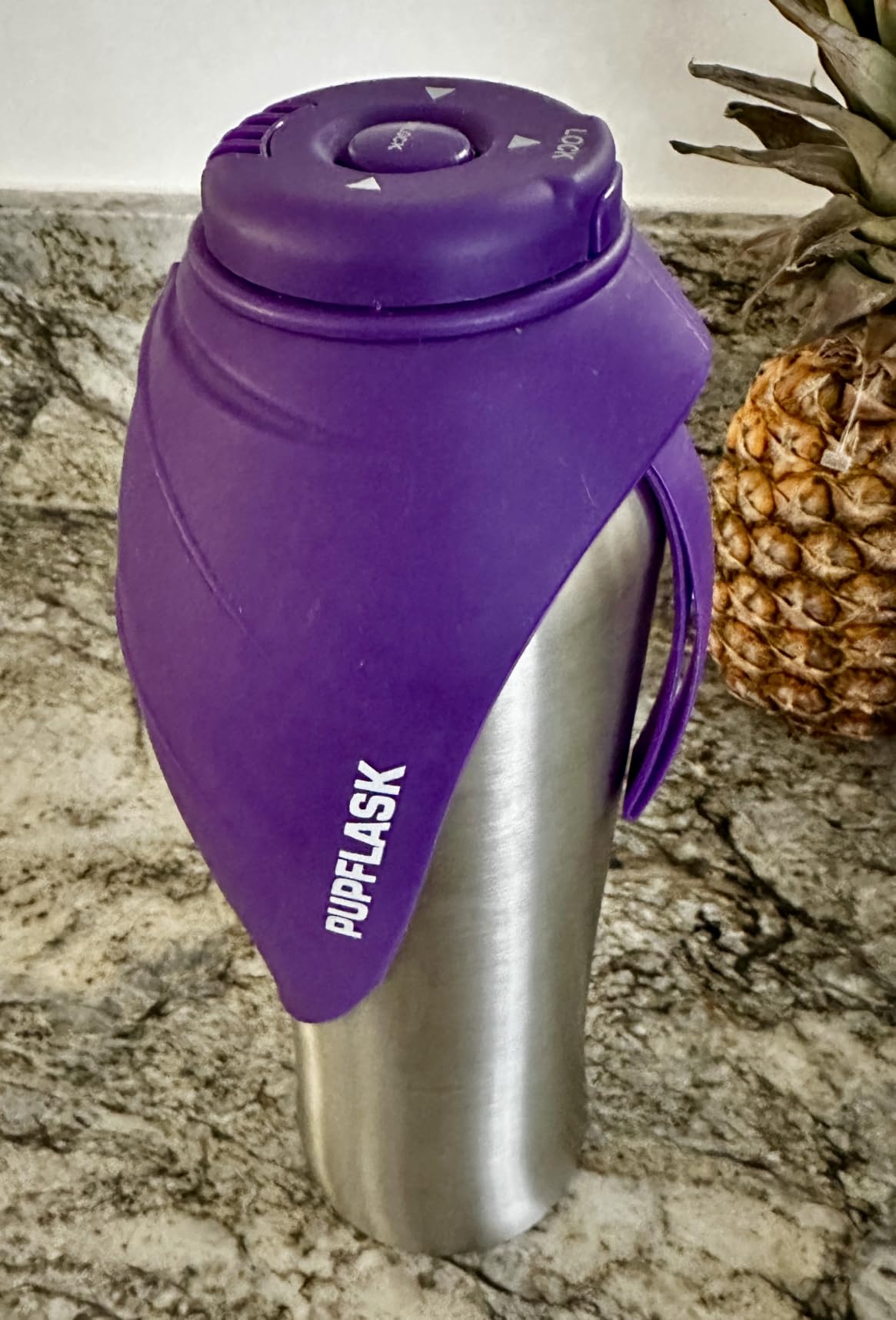 PupFlask Large Dog Water Bottle | 27 or 40 OZ Stainless Steel | Convenient Dog Drink Dispenser | Puppy Travel Water Bowl | Portable Pet Hydration Bottle | Leak Proof | Perfect Size for All Breeds customer photo 2
