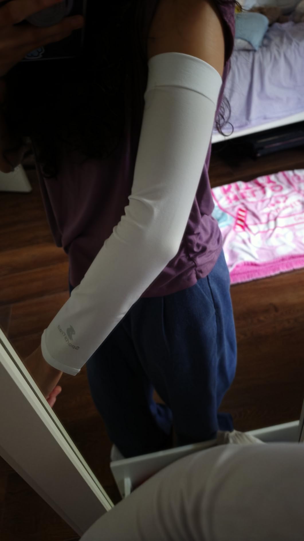 SportsTrail Cooling Arm Sleeves for Men & Women - Breathable, UV Sun Protection, Sports Arm Sleeves for Women, Men & Youth customer photo 2