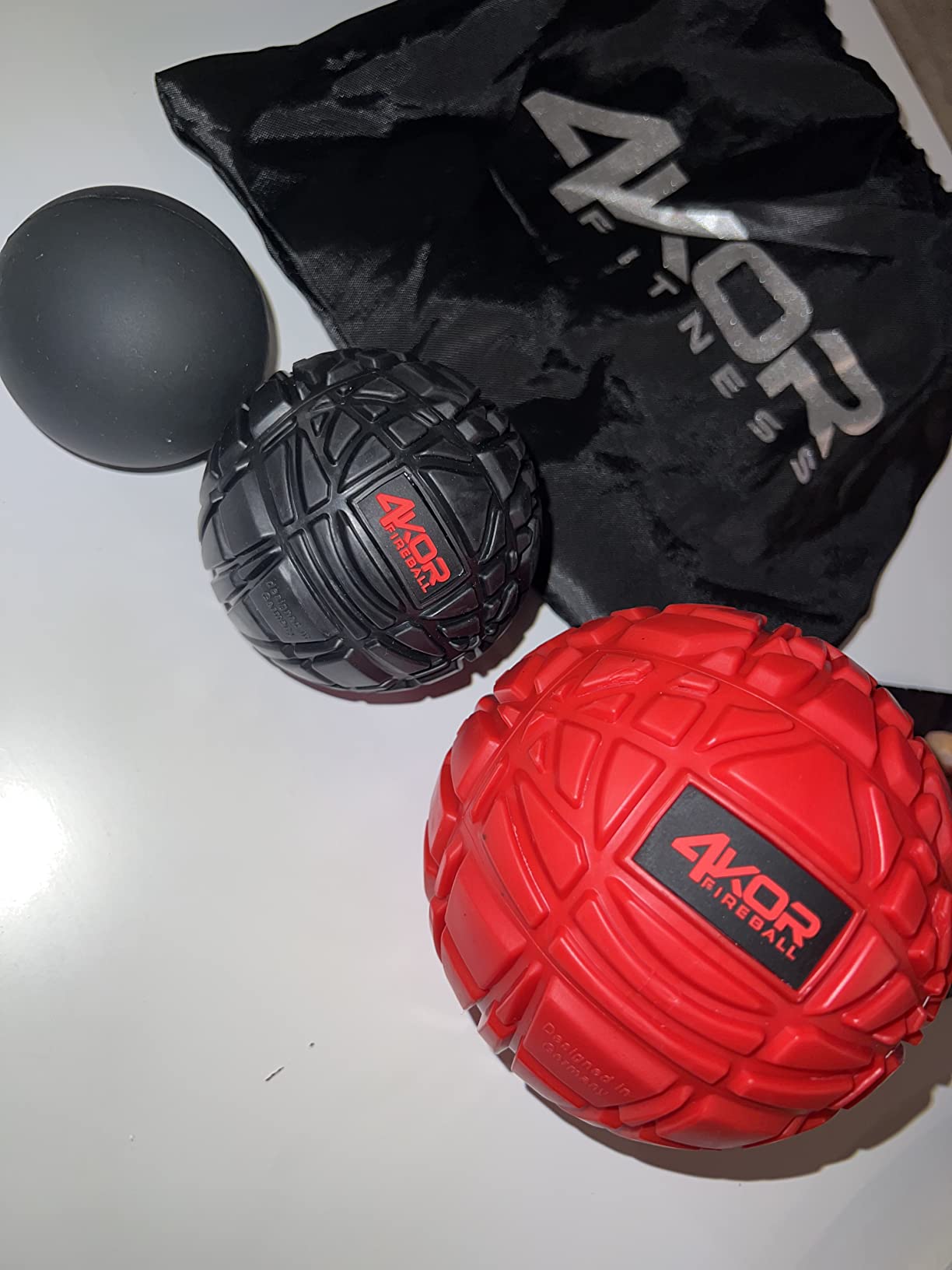 4KOR Massage Balls for Trigger Point Therapy - Myofascial Release Ball - Muscle Relief for Back, Neck, Shoulder, Foot Pain - Fitness Massage Balls for Mobility - Deep Tissue Release Ball customer photo 2