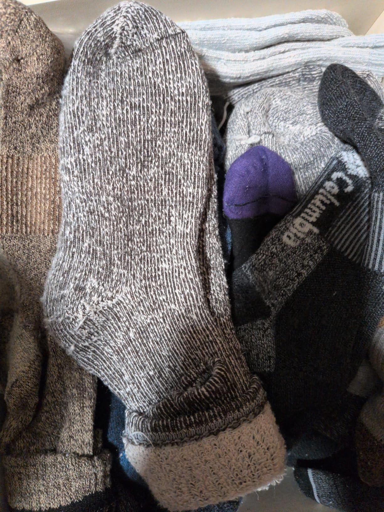 Time May Tell Mens Merino Wool Hiking Cushion Socks Thermal Warm Boot Socks customer photo 2