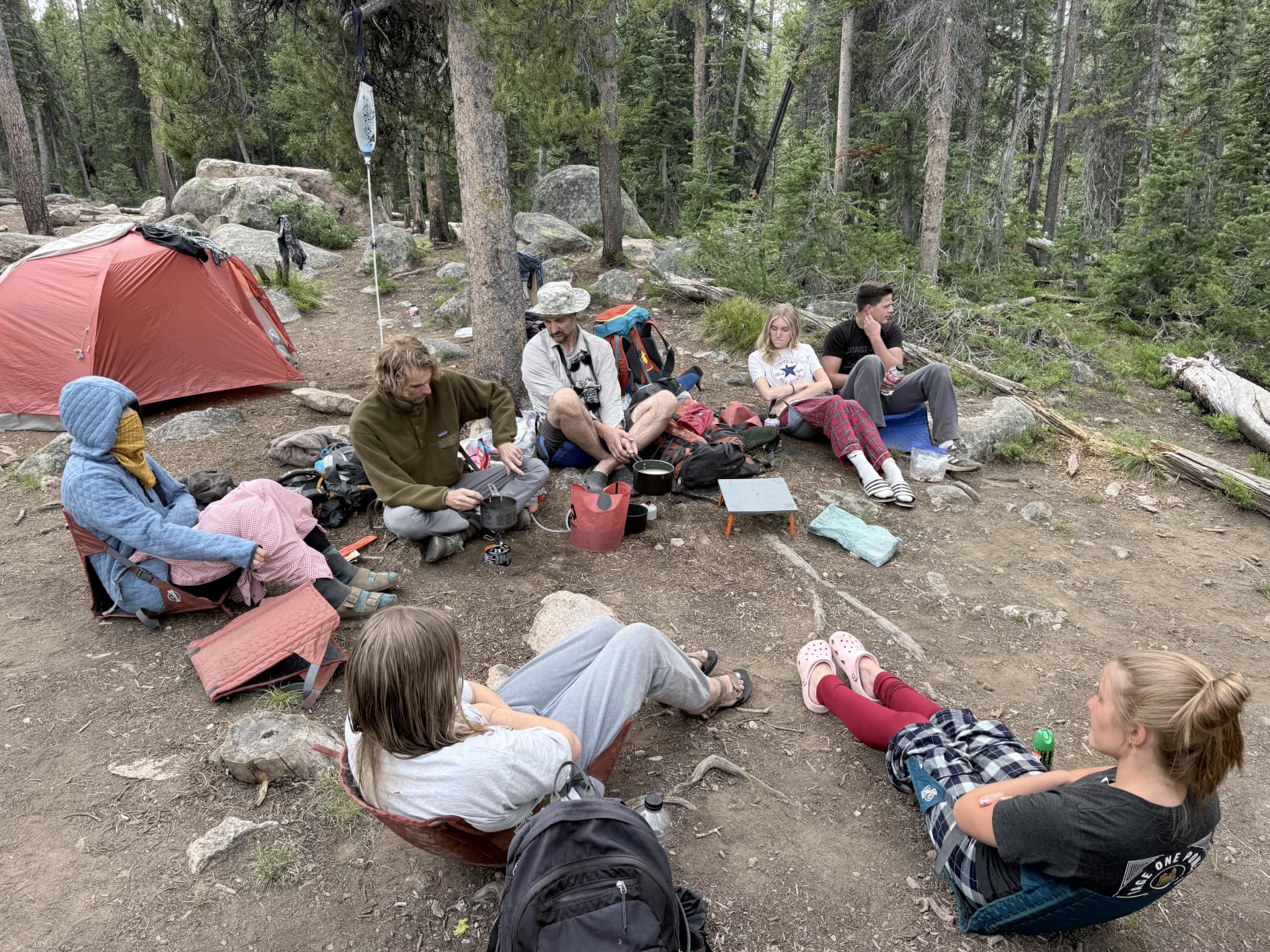 Crazy Creek HEX 2.0 Original Chair for Camping, Stadium Seating & More, on All Terrains, Adjustable Straps, Compact Design, Water-Resistant, Copper/Slate customer photo 2