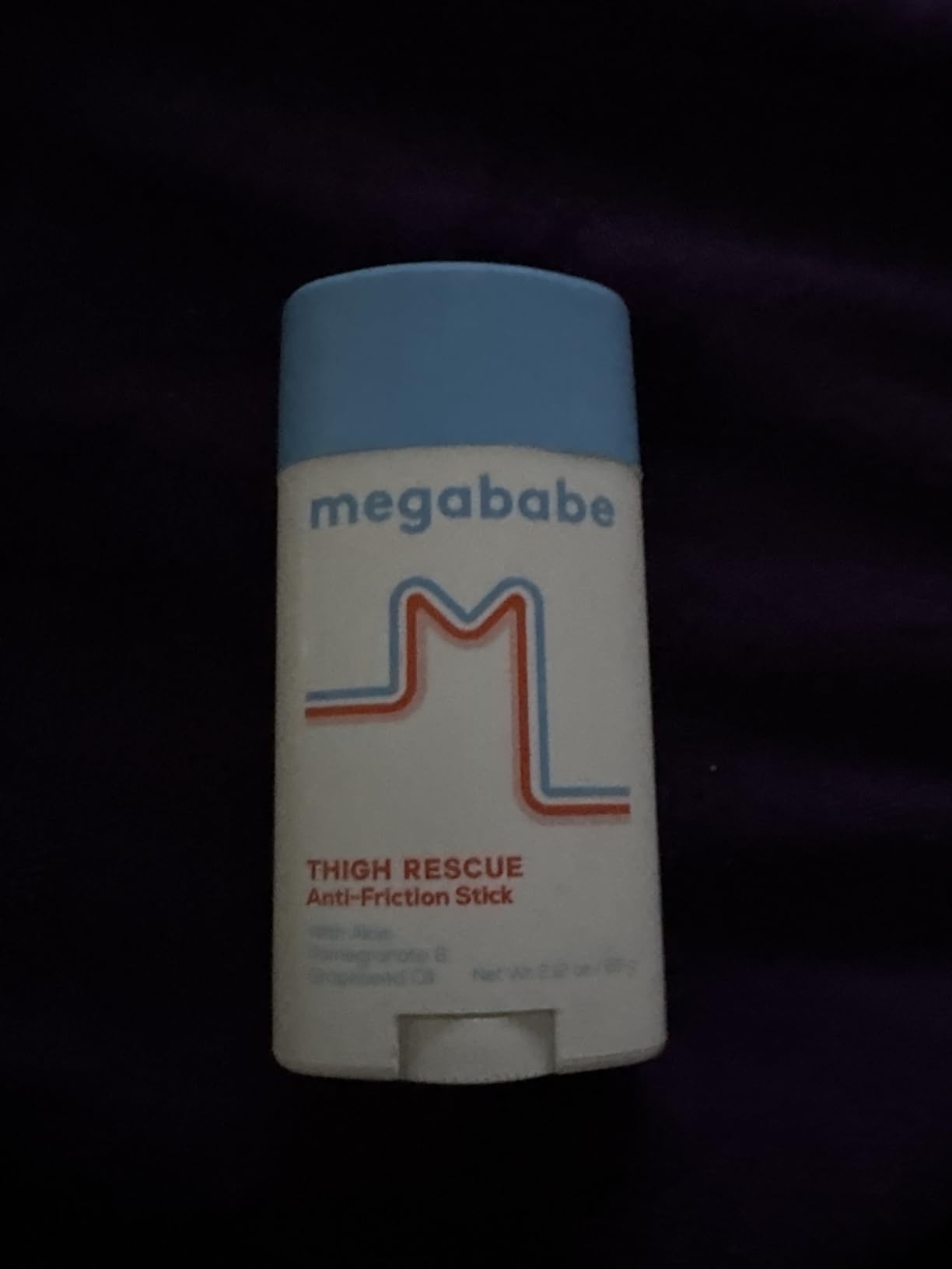 Megababe Thigh Rescue Anti-Chafe Stick | Prevents Skin Chafe & Irritation | Thighs, arms, Bra-Lines & More customer photo 1