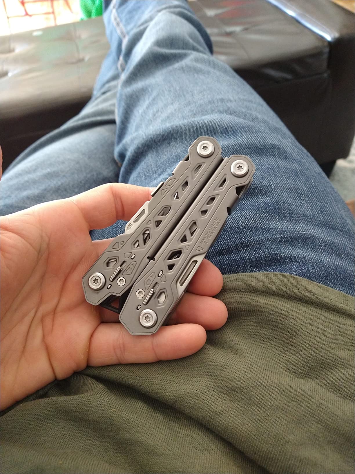 Gerber Gear Truss 17-in-1 EDC Needle Nose Pliers Multi tool - includes Pocket Knife, Screwdriver, and Bottle Opener Accessories - Gifts for Men, Fishing and Camping Gear - Gray with Standard Sheath customer photo 1