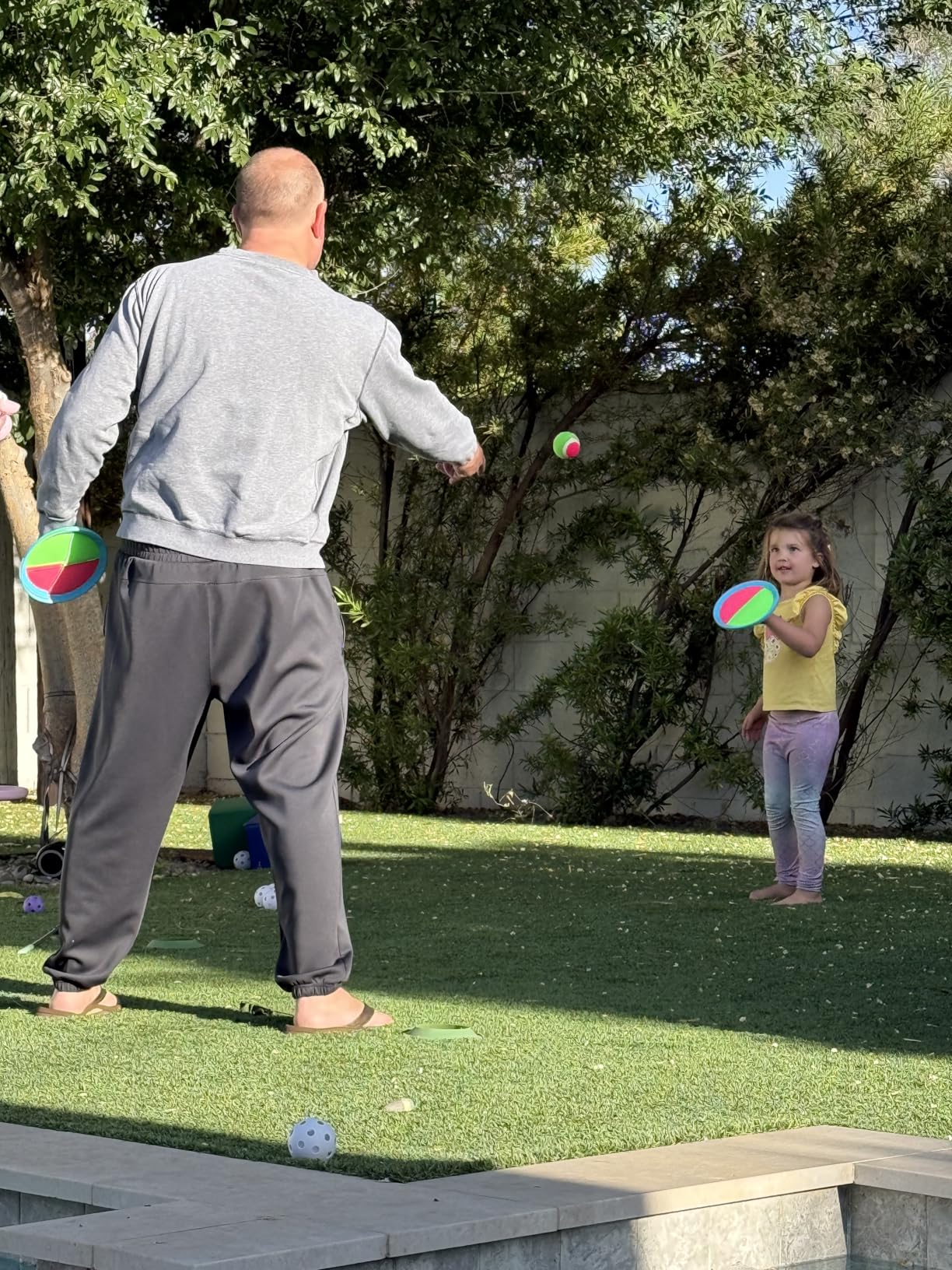 Toss and Catch Ball Game Outdoor Toys for Kids Yard Games Beach Toys Outside Games for 3 4 5 6 7 8 9 10 Year Old Boys Girls (Upgraded) | Beach Pool Outside Yard Camping Games for Kids & Family customer photo 2