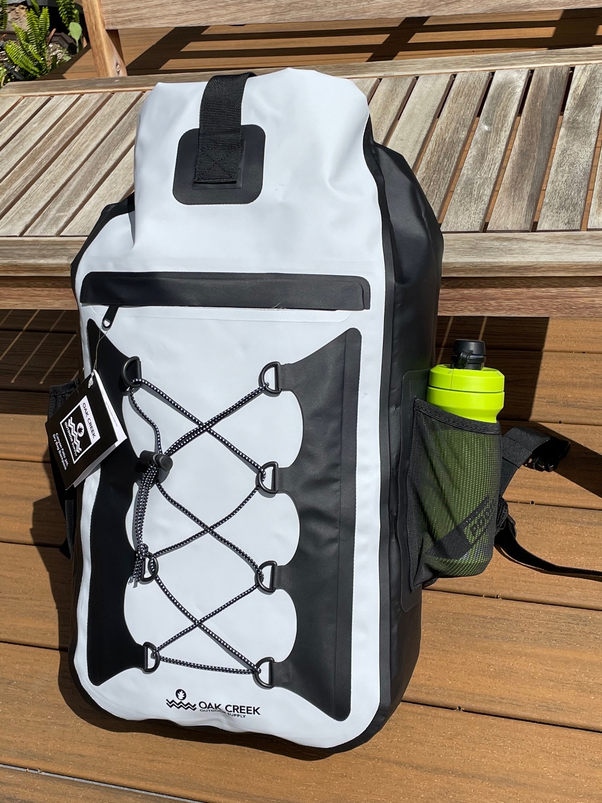 Oak Creek Canyon Falls 30L Dry Bag Backpack. Premium Waterproof Backpack with Padded Shoulder Straps. PVC Construction. Keep Your Gear Dry customer photo 1