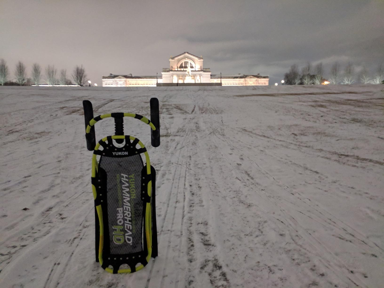 Yukon Charlie's Hammerhead Pro HD Sled | Single Rider, Speed and Steering Control, 52-inch x 22-inch customer photo 1