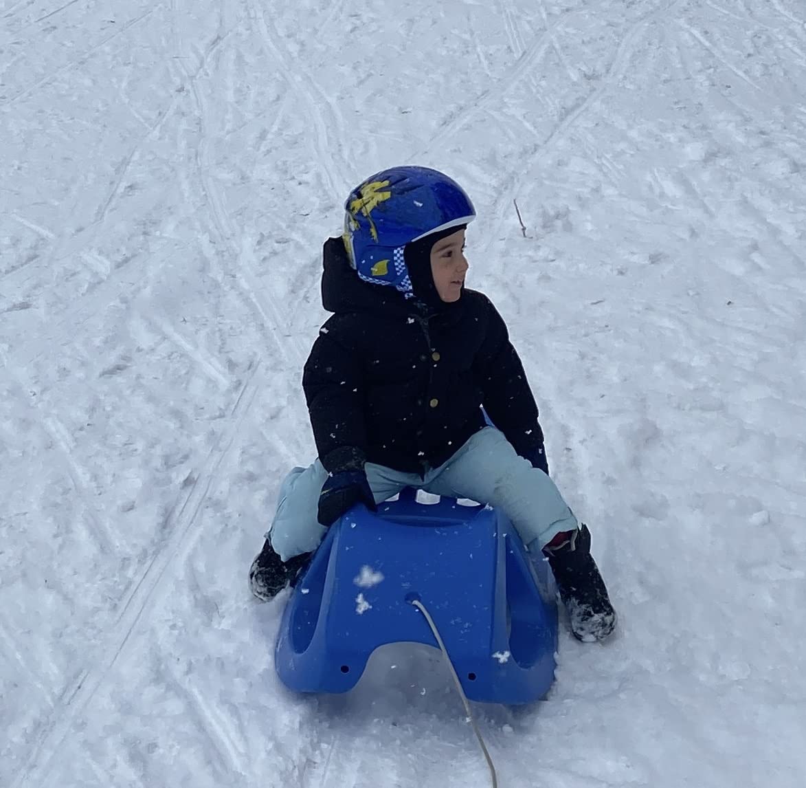 Toddler Ski Snowboarding Helmet with Goggles Small Size Age 2-6Y | ASTM & CE Certified customer photo 1