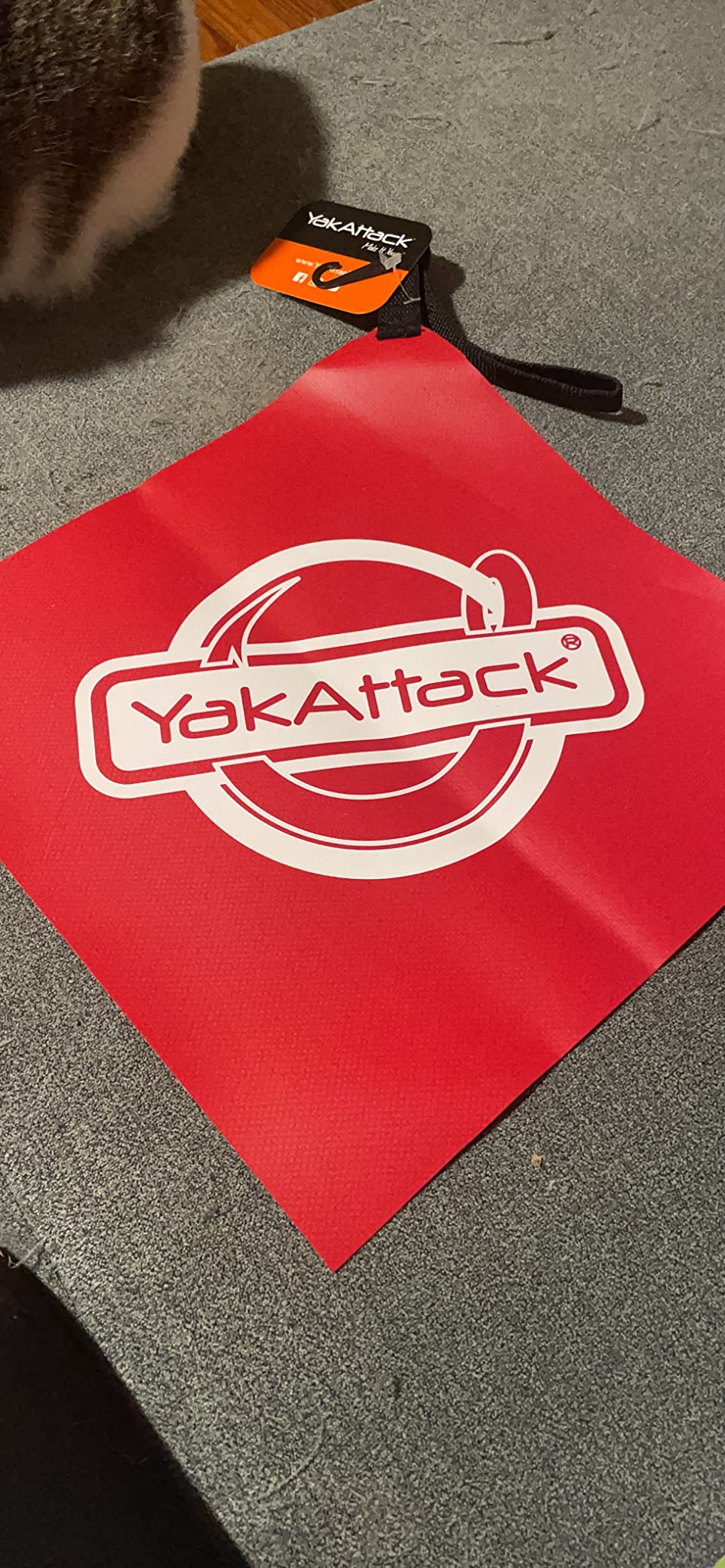 YakAttack 15' Cam Strap - Black/Orange - 2 Pack - Made in USA | Heavy-Duty Polyester Tie Down with Protective Rubber Buckle | Kayak Fishing Roof Rack Securement | 2-Piece Set customer photo 1