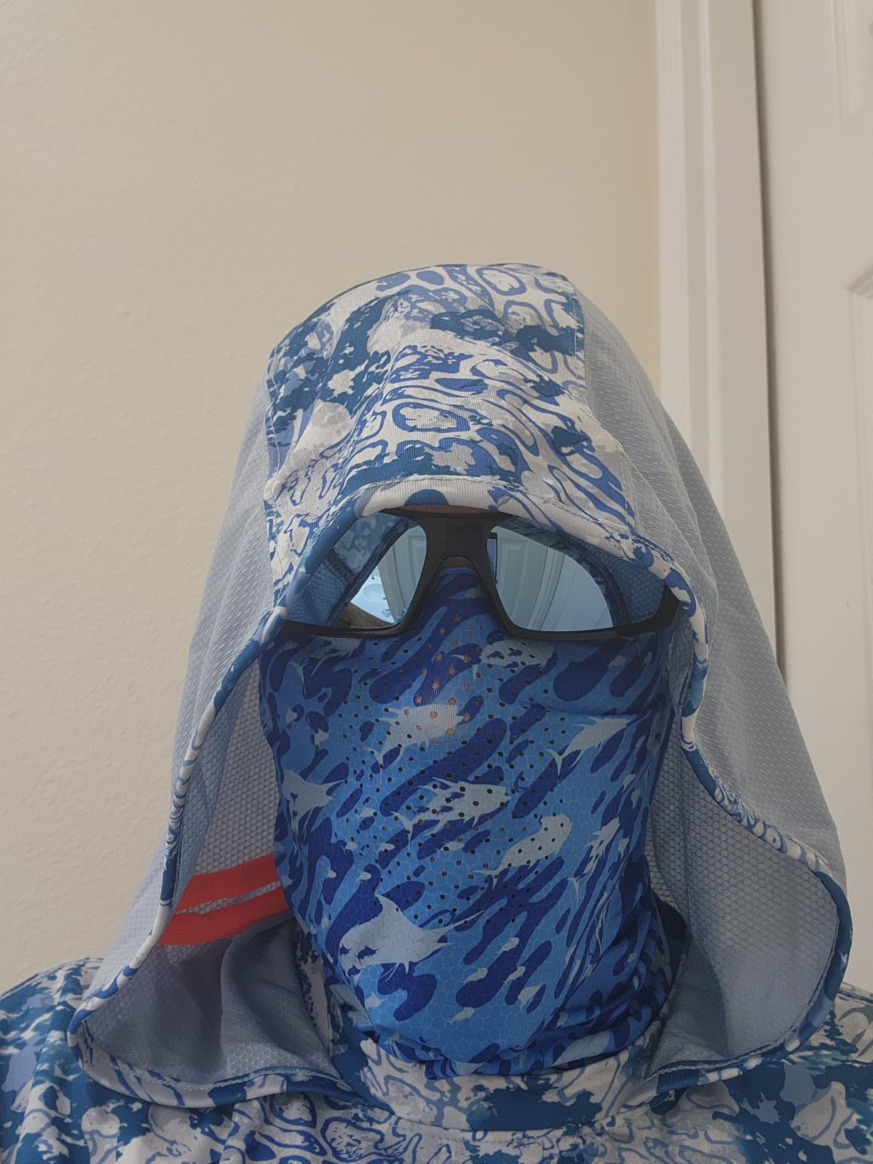 Fish Monkey UPF 50+ Sun Protection Performance Face Guard customer photo 2