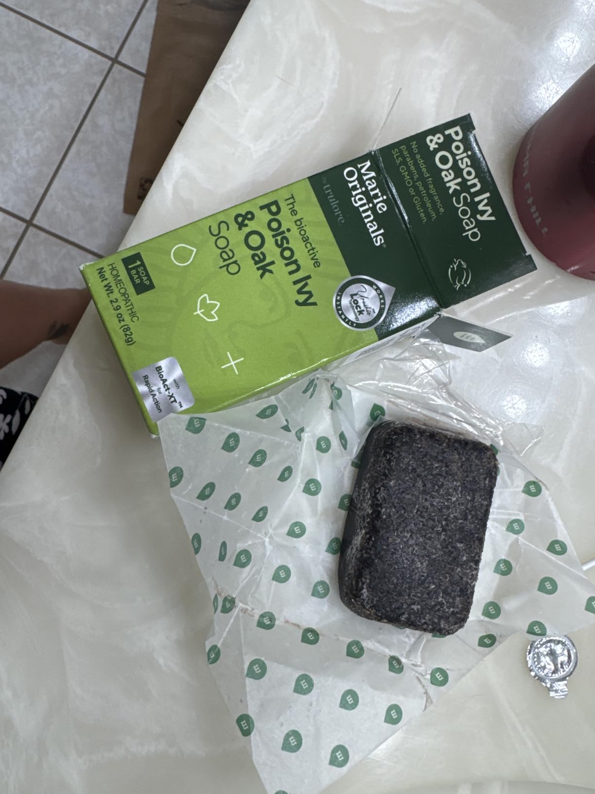 Marie's Original Poison Ivy Soap Bar - All Natural Anti-Itch Skin Cleanser customer photo 1