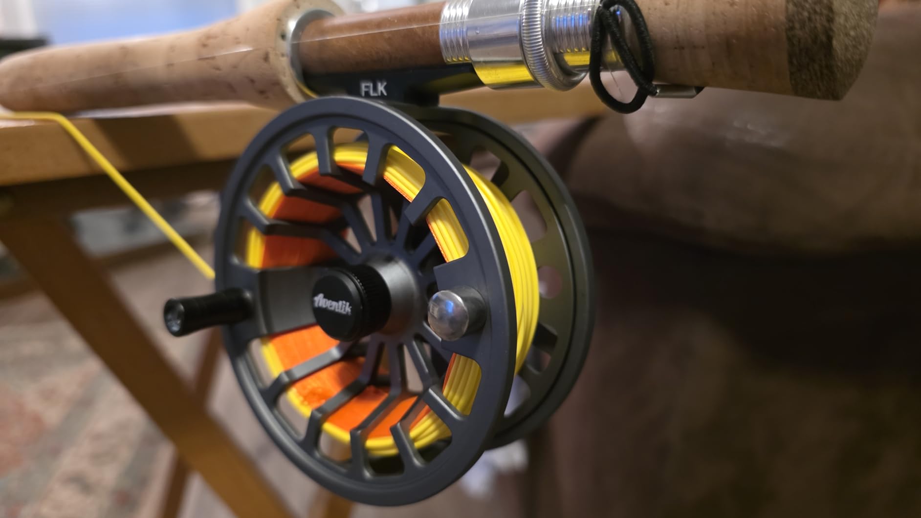 Aventik FLK CNC Large Arbor Fly Reel | Fits 3/4/5/6/7/8/9wt lines; Large arbor design; T6061 aluminum build; Composite disc drag with one-way bearing customer photo 1