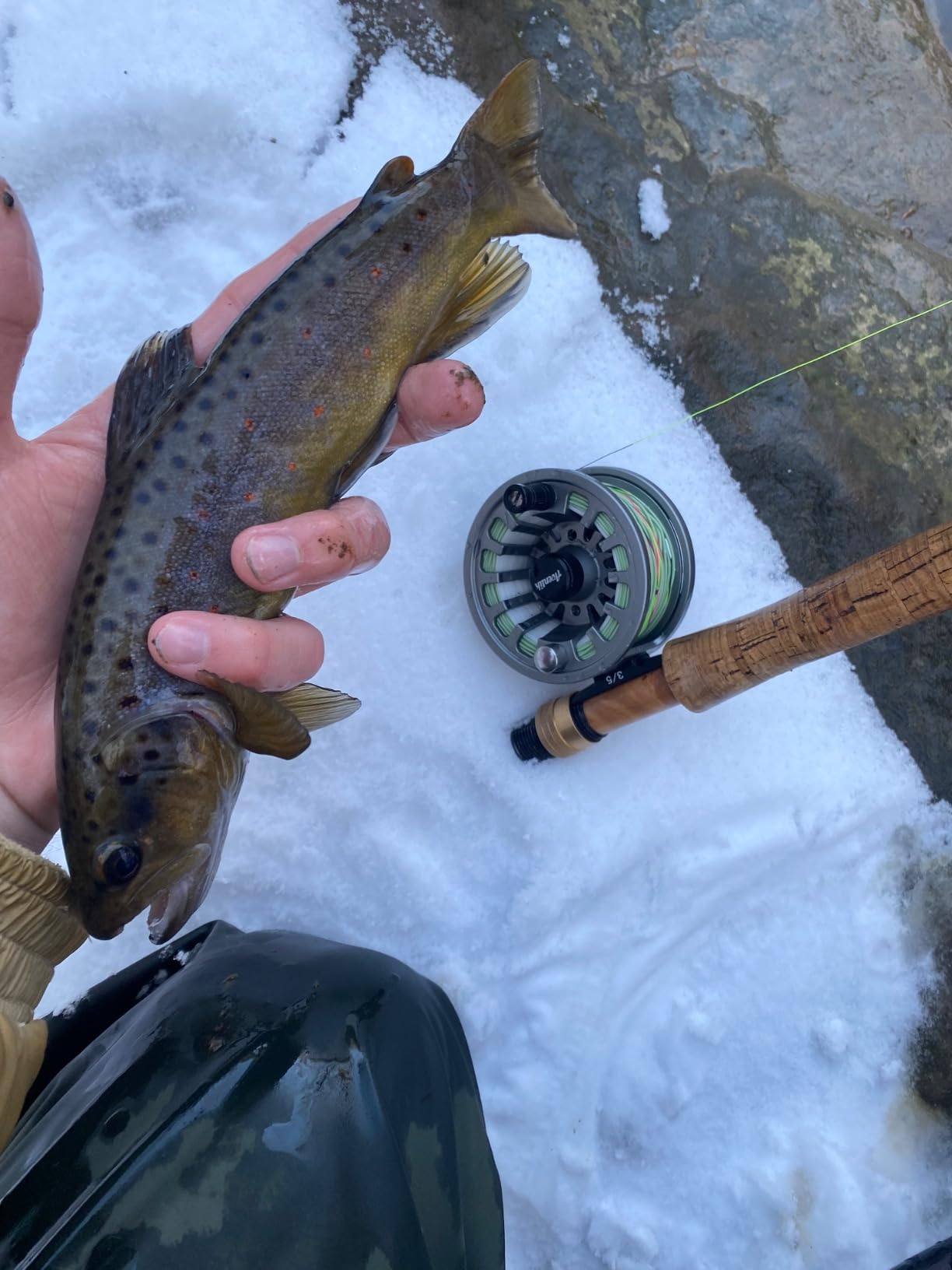Aventik FLK CNC Large Arbor Fly Reel | Fits 3/4/5/6/7/8/9wt lines; Large arbor design; T6061 aluminum build; Composite disc drag with one-way bearing customer photo 2