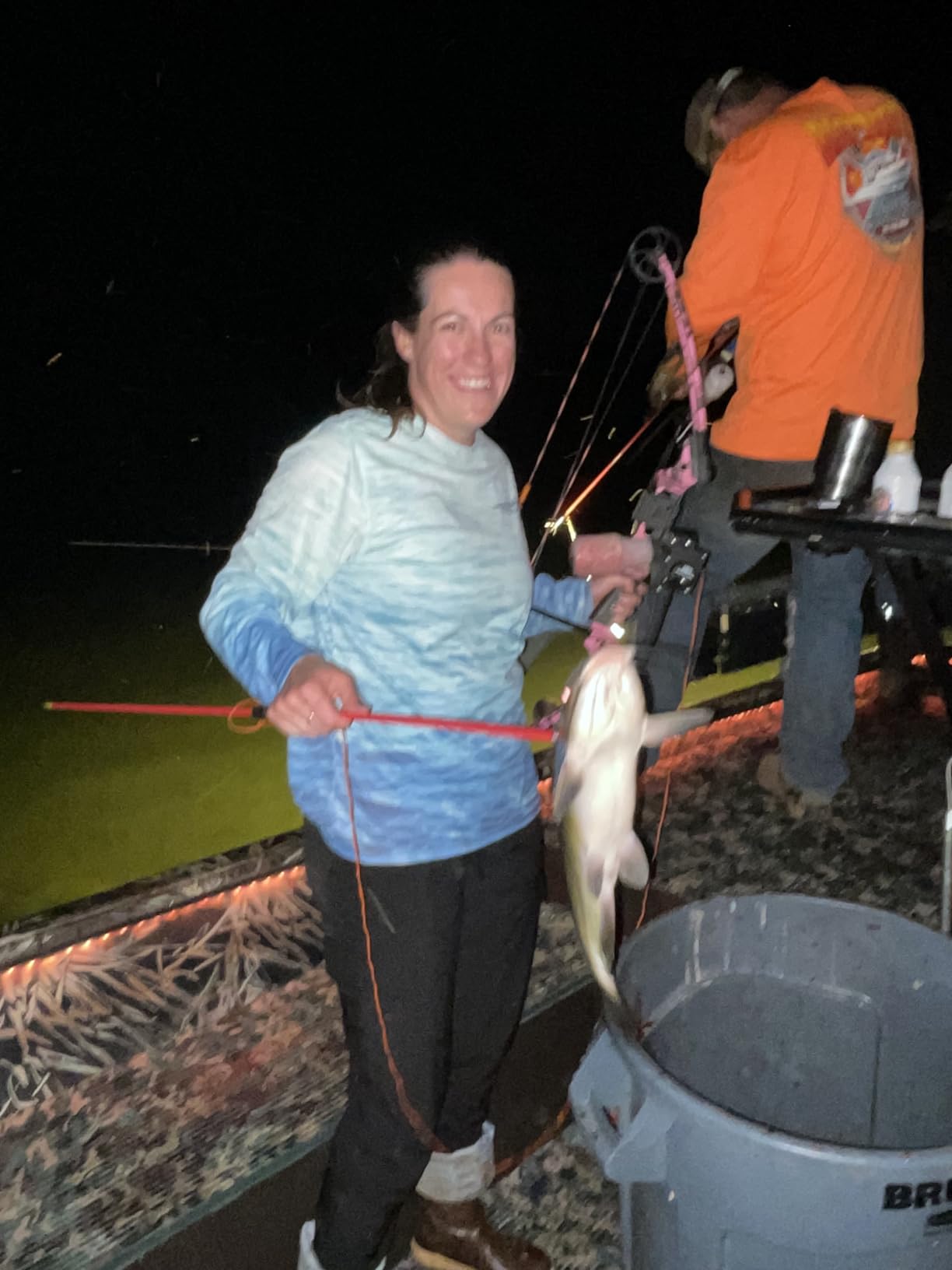 Cajun Bowfishing Fiberglass Arrow with Piranha Point - Innovative Design, Extreme Durability, and Quick Fish Removal customer photo 1