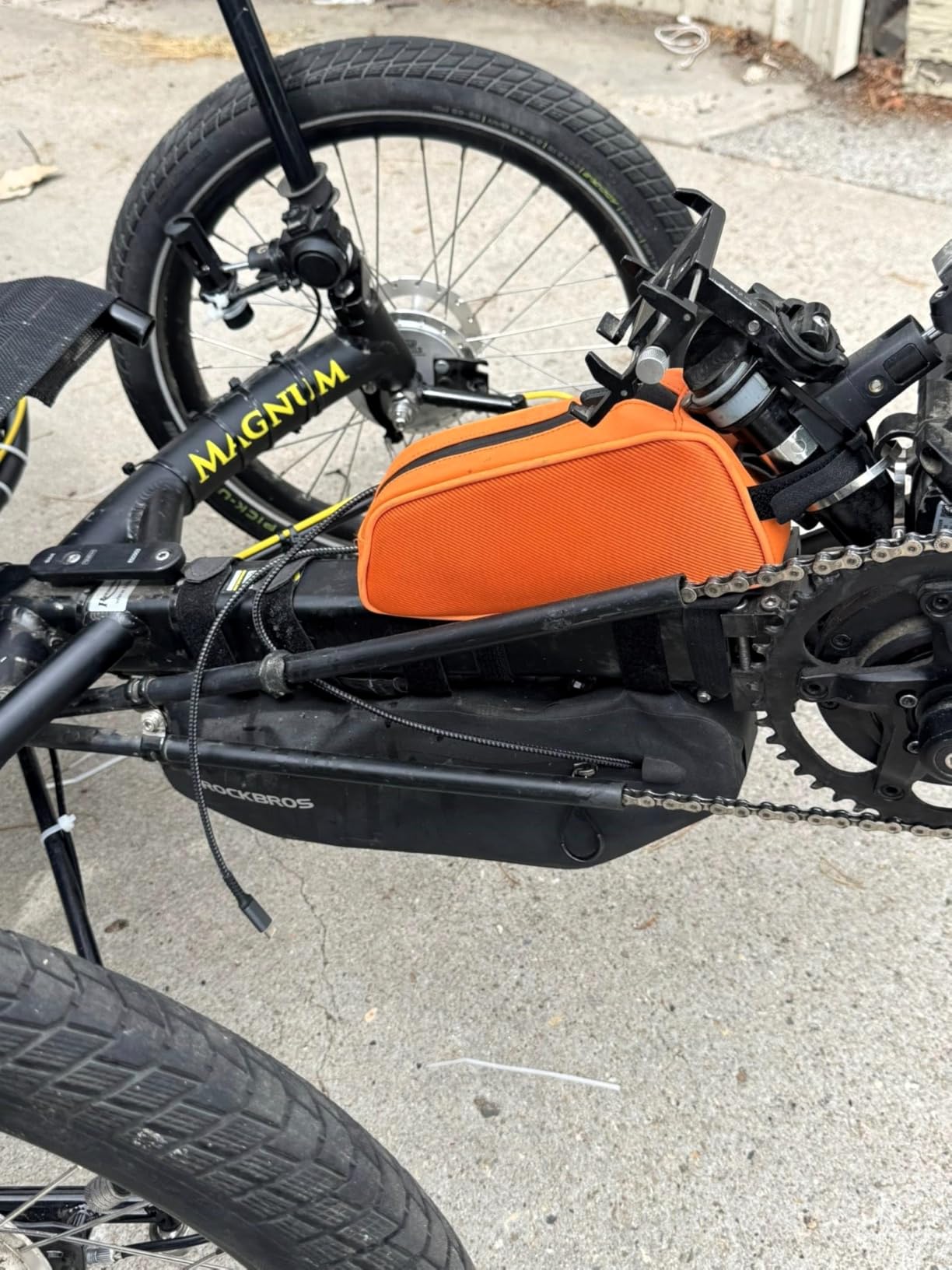 ROCKBROS Bike Frame Bag 840D Nylon Waterproof Bike Triangle Bag Bicycle customer photo 1