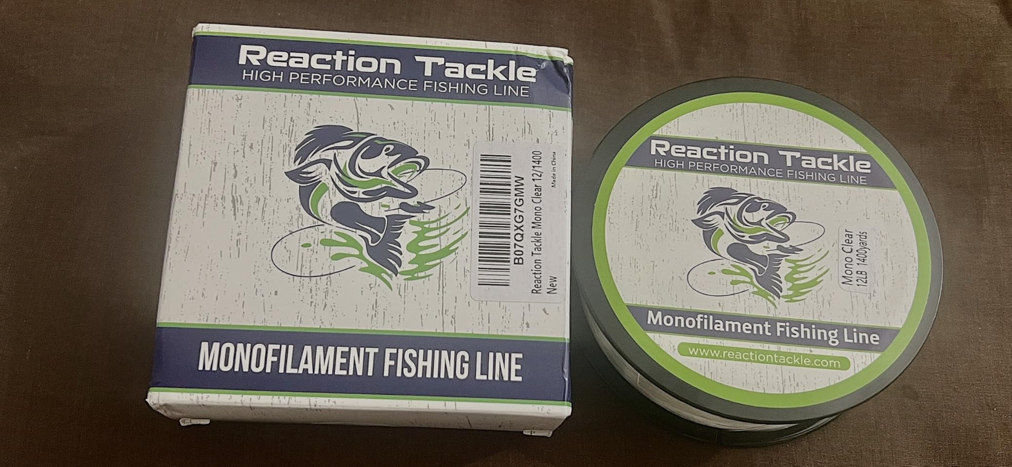 Reaction Tackle Monofilament Fishing Line - Premium Nylon Mono Line, Strong & Abrasion-Resistant, Low Memory for Smooth Long Casts - Freshwater & Saltwater customer photo 1