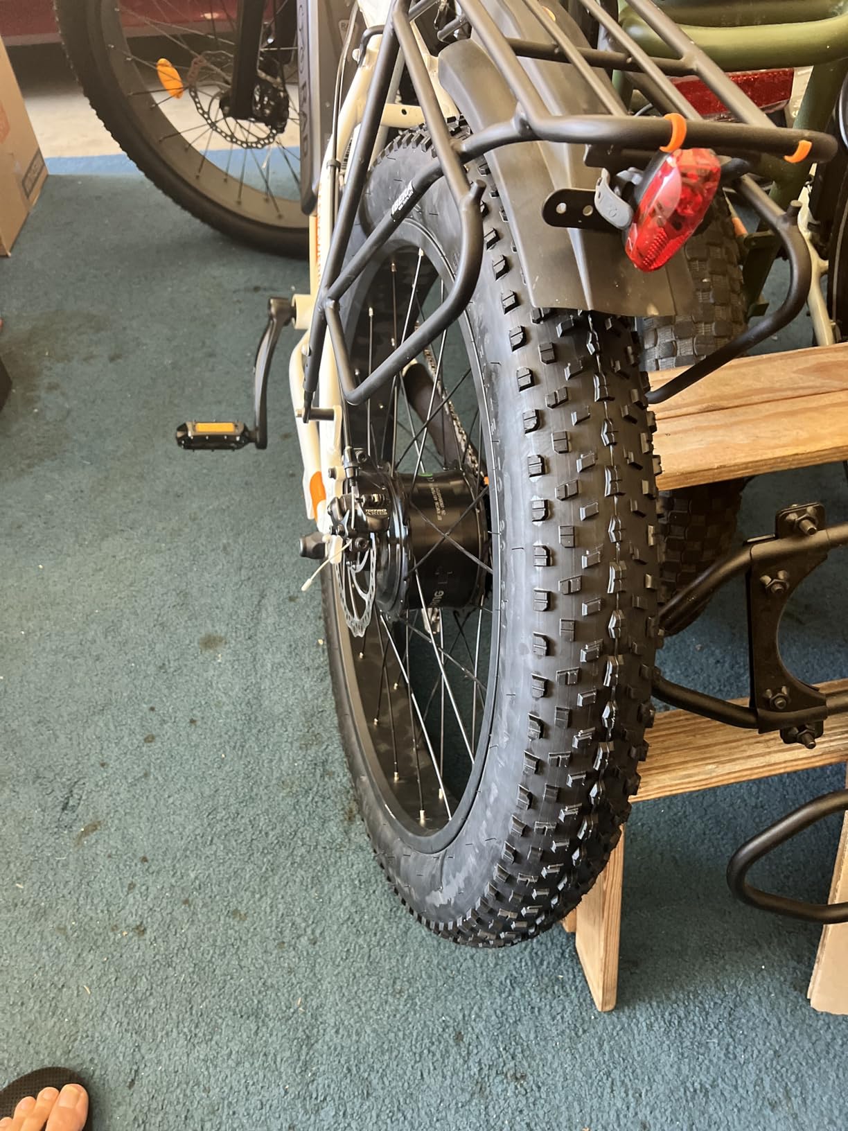 Pair 26 x 4.0 Fat Mountain Bike Tires - Foldable 100-559 3mm Anti Puncture | Folding 26 inch Bicycle Tyres, Accessories for Electric, Snow and Beach Cruiser Bikes, Front and Rear Replacement customer photo 2