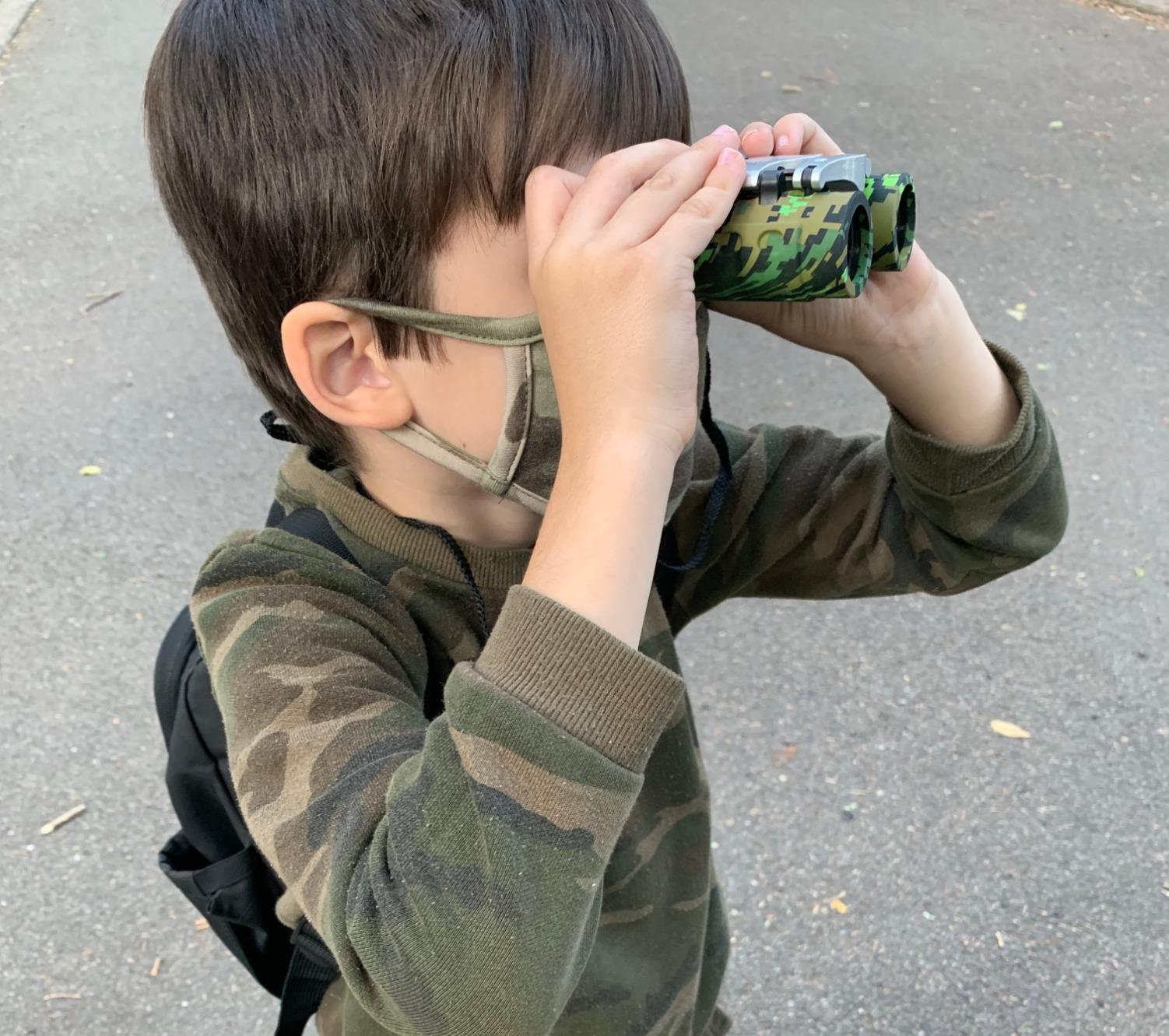 Real Binoculars for Kids Gifts for 3-12 Years Boys Girls 8x21 High-Resolution Optics Compact Toy Binocular for Bird Watching,Travel, Camping customer photo 1