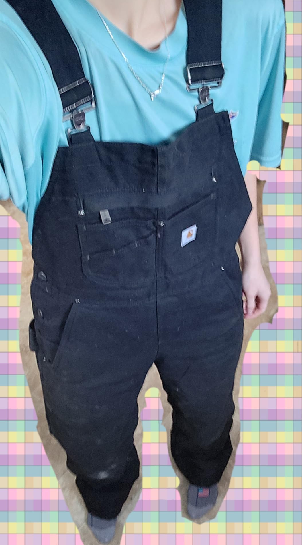 Carhartt Women's Washed Duck Insulated Bib Overall customer photo 1