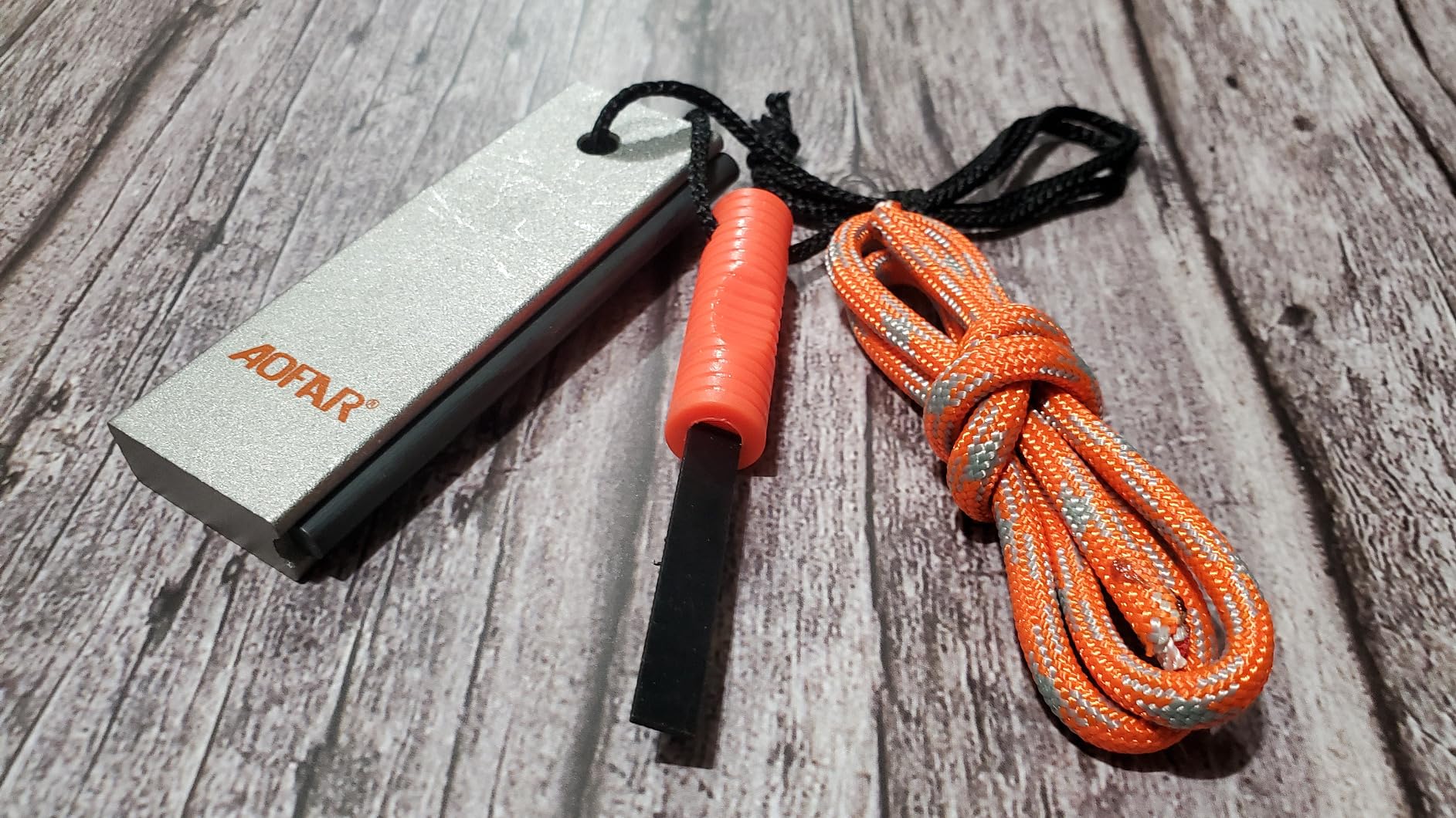 AOFAR Magnesium Fire Starter AF-374 (2-Pack) Waterproof Fire Steel Pouch for Camping, Hiking, Hunting, Backpacking, Outdoor Survival fire Striker kit customer photo 2
