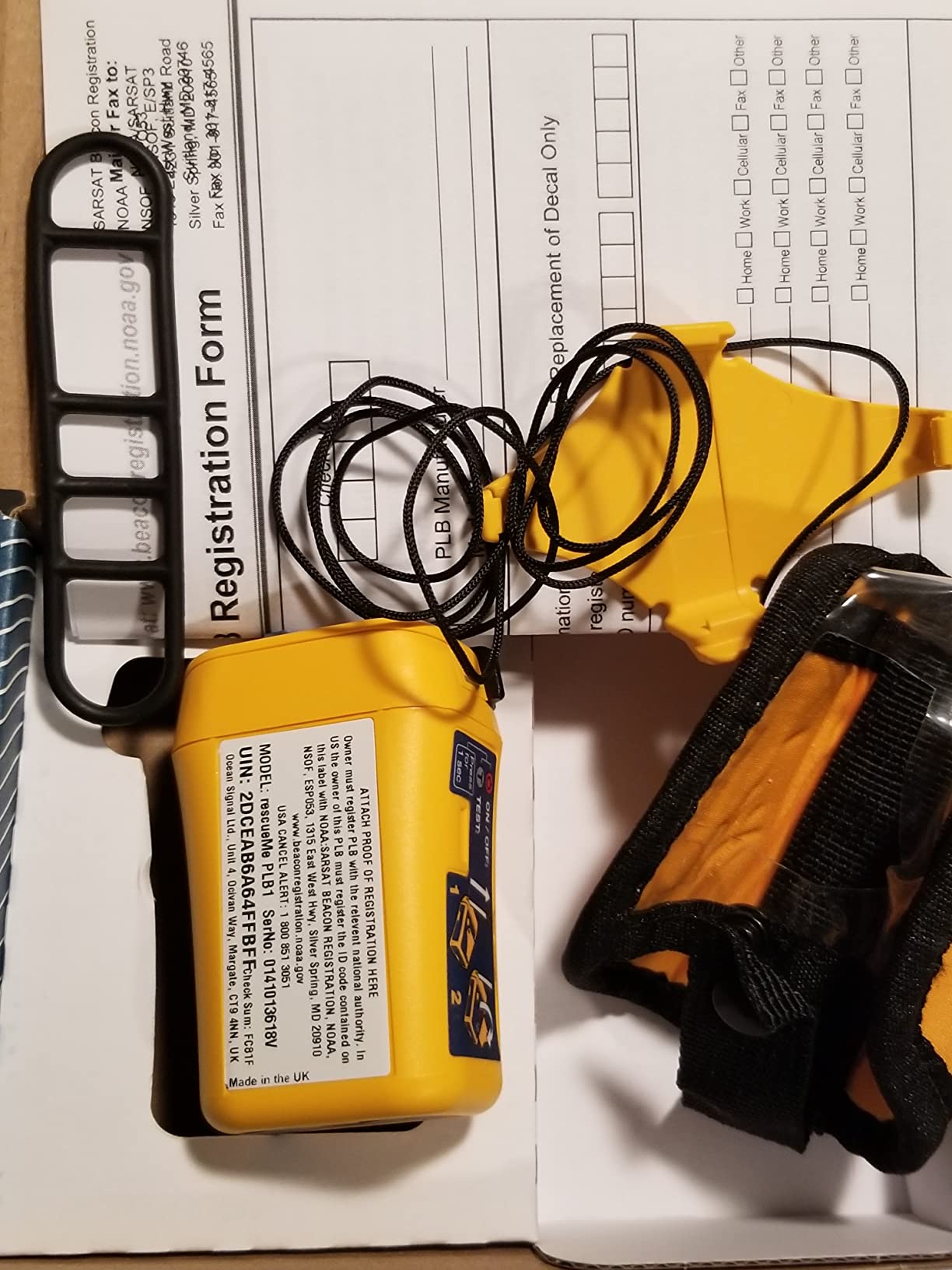 Ocean Signal rescueME PLB1 Personal Locator Beacon-Compact Emergency Distress Beacon with 7-Year Battery Life, 24+Hours of Operation & Lifejacket Attachment - Waterproof up to 49 feet customer photo 2
