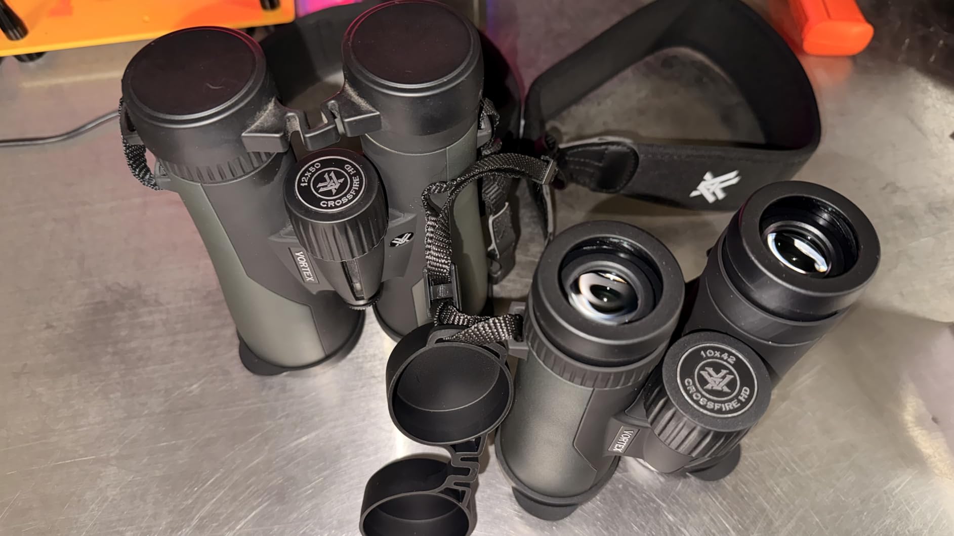 Vortex Crossfire HD 10x42 Binoculars | HD Optics, Tripod Adaptable, Waterproof, Fogproof, Shockproof, Included GlassPak Harness customer photo 1