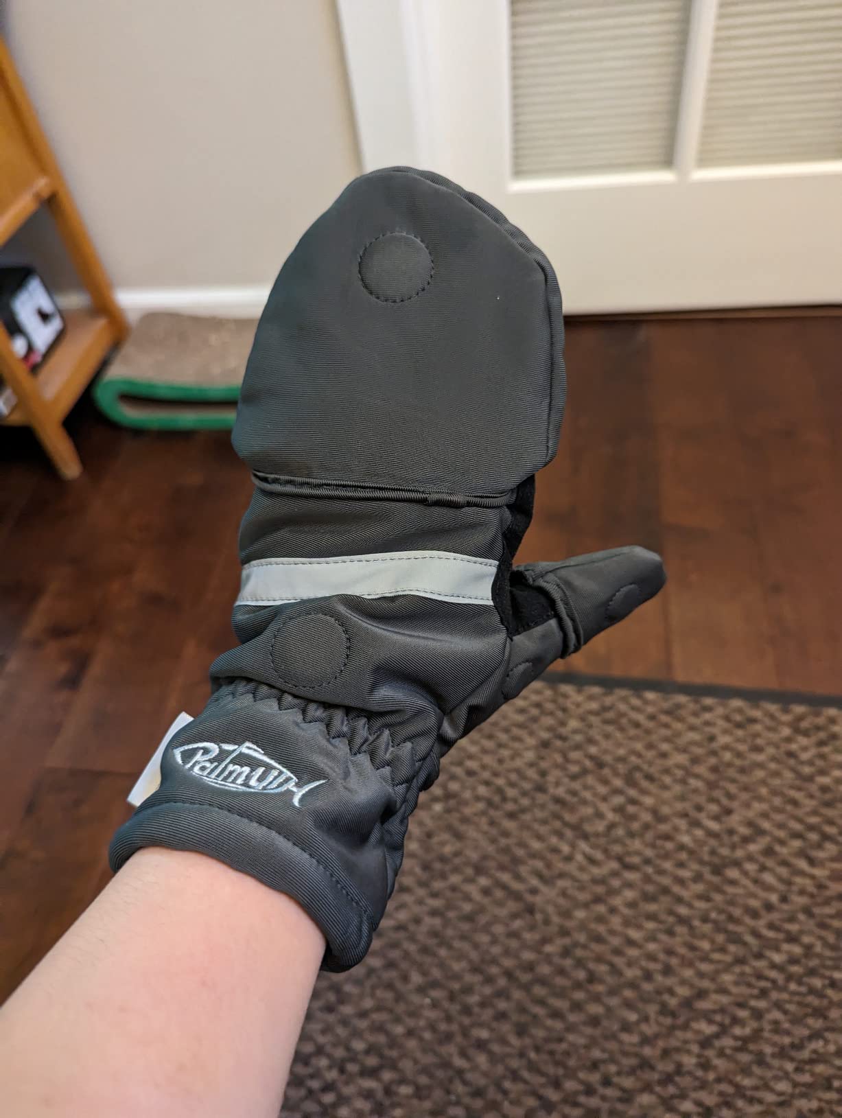 Palmyth Ice Fishing Gloves Convertible Mittens Flip Fingerless Mitt with Thinsulate 3M Warm for Cold Weather and Winter Men Women Photography Running Camera | Magnetic Flip-Top, 3M Thinsulate, Wind-resistant, Silicone grip, Heat-Pack Pocket, Ice Fishing, Winter Outdoors customer photo 2