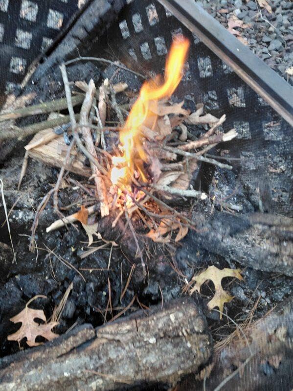Ferro Rod Fire Starter Kit with Fatwood Tinder Stick - 3/8