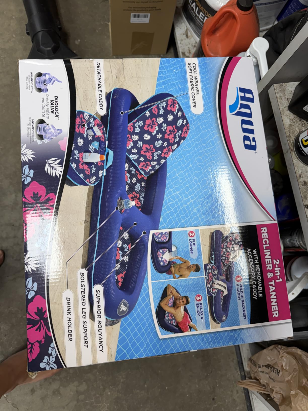 Aqua Campania Ultimate 2-in-1 Pool Float Lounge - Extra Large customer photo 1