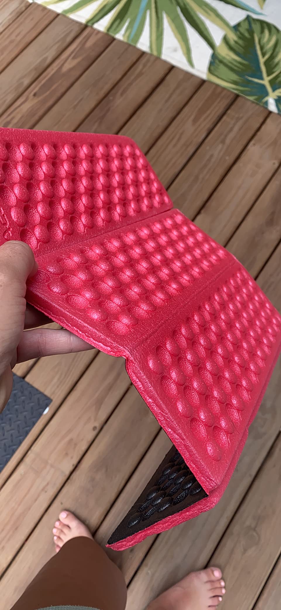 AceCamp 3940 Portable Lightweight Mini Waterproof Folding Mat, Foam Sitting Pad for Outdoor Activities, Foldable Kneeling and Seat Cushion customer photo 1